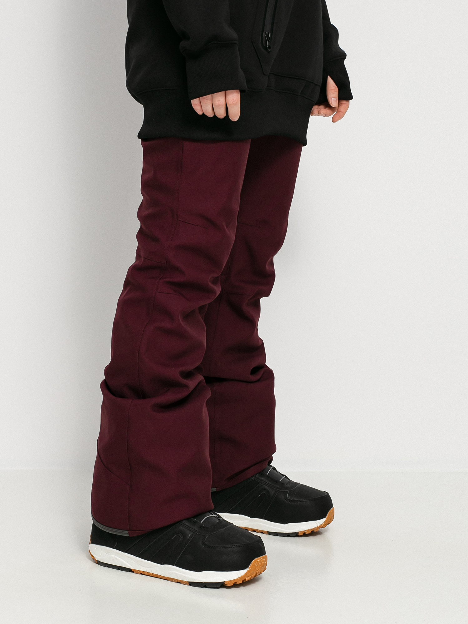 Damskie Spodnie snowboardowe Volcom Grail 3D Stretch (merlot)
