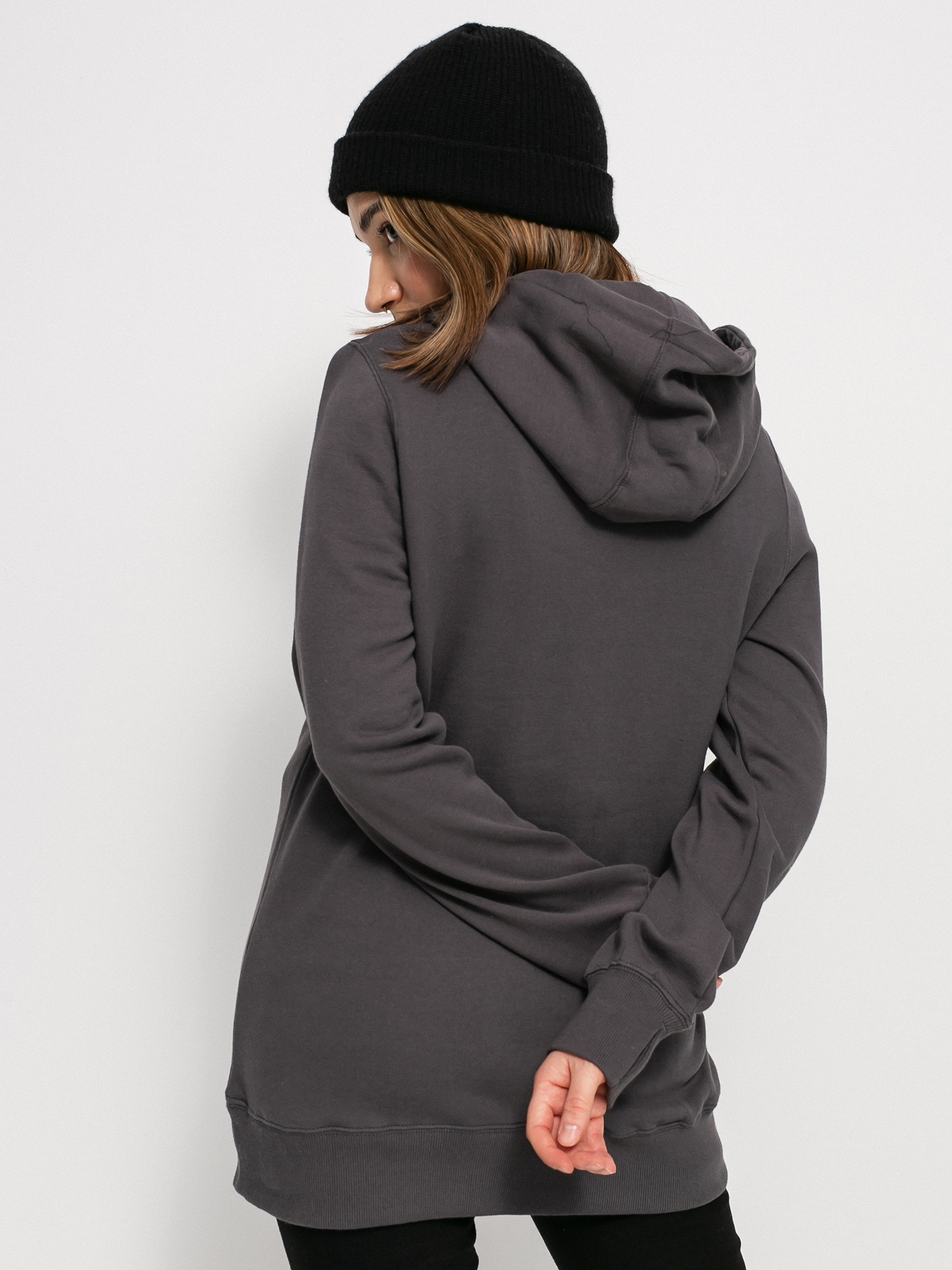 Bluza z kapturem Volcom Costus HD Wmn (dark grey)