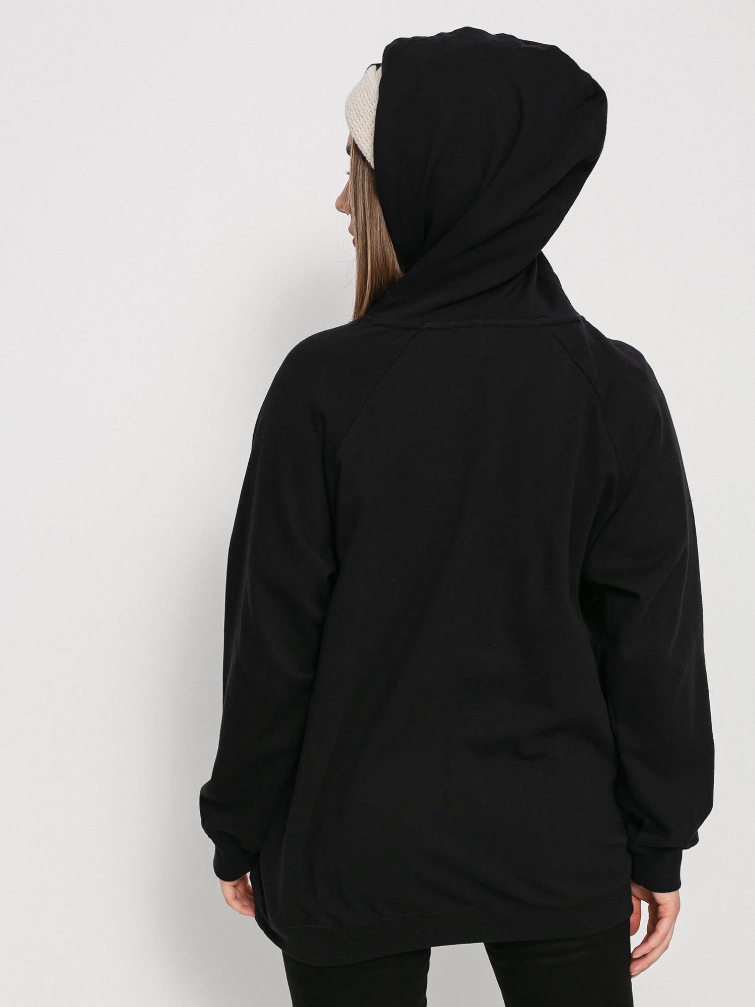 Bluza z kapturem Volcom Truly Stoked Bf HD Wmn (black escape)