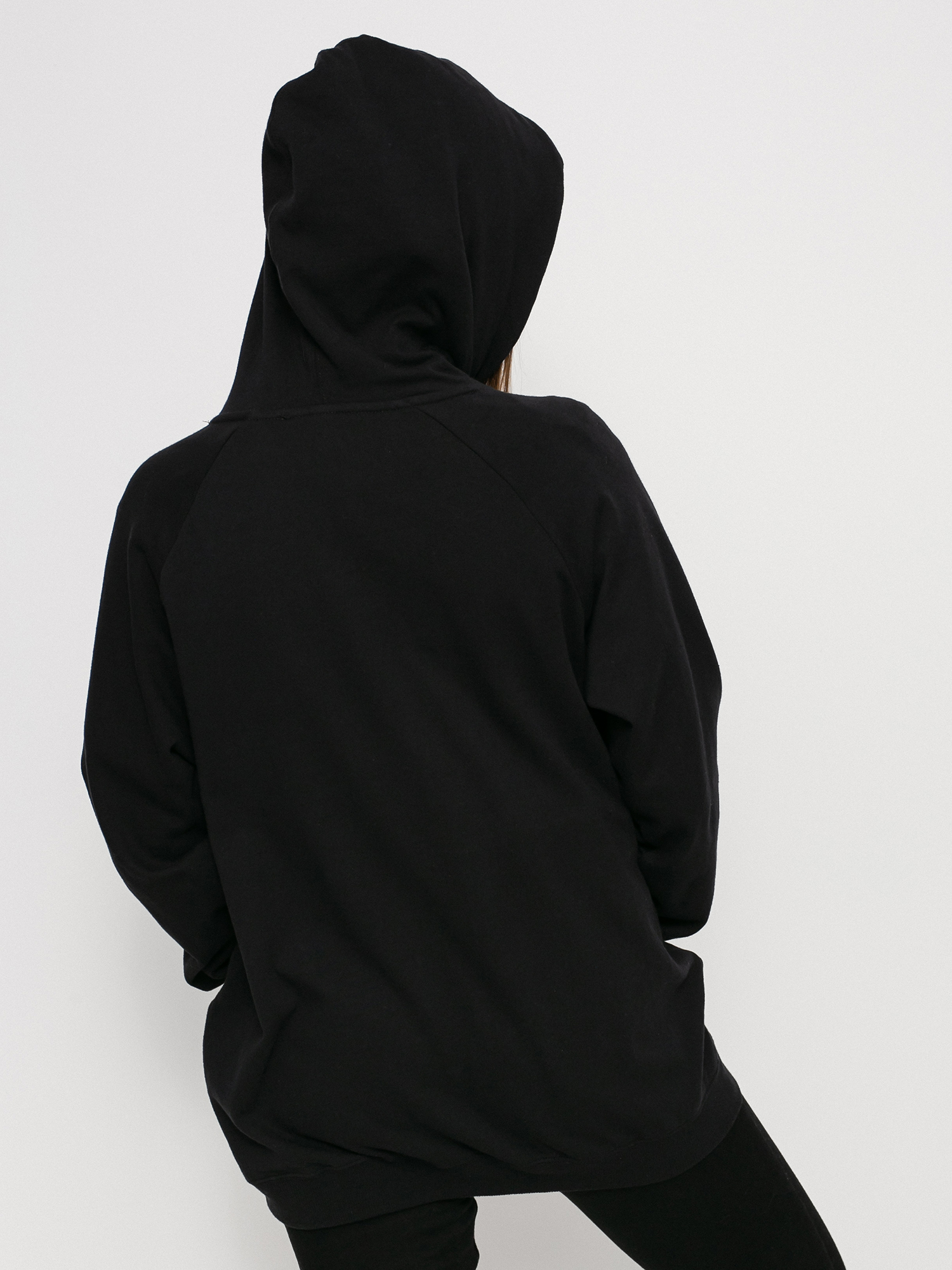 Bluza z kapturem Volcom Truly Stoked Bf HD Wmn (black escape)