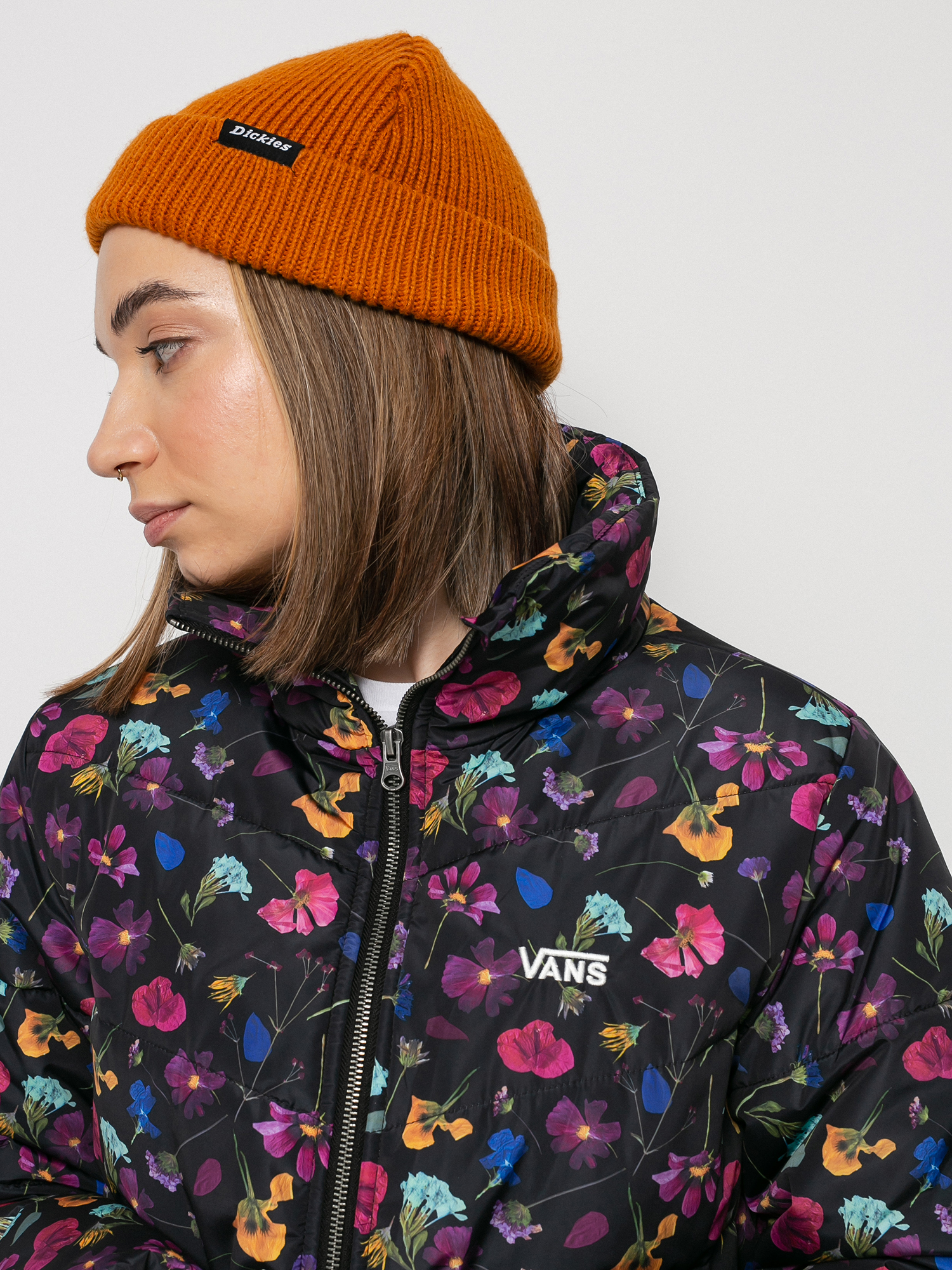 Kurtka Vans Foundry V Printed Puffer MTE Wmn (pressed floral)