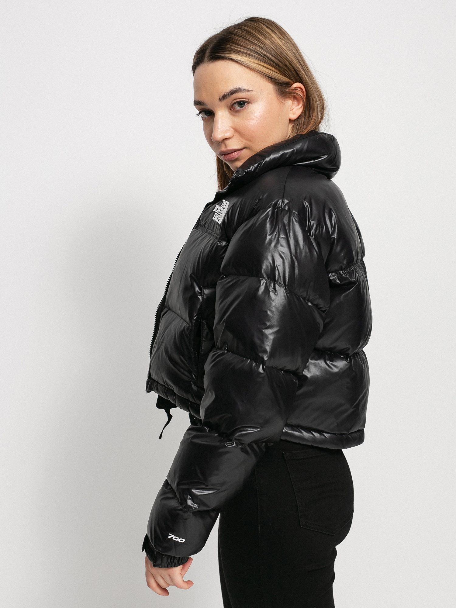 Kurtka The North Face Nuptse Short Wmn (tnf black)