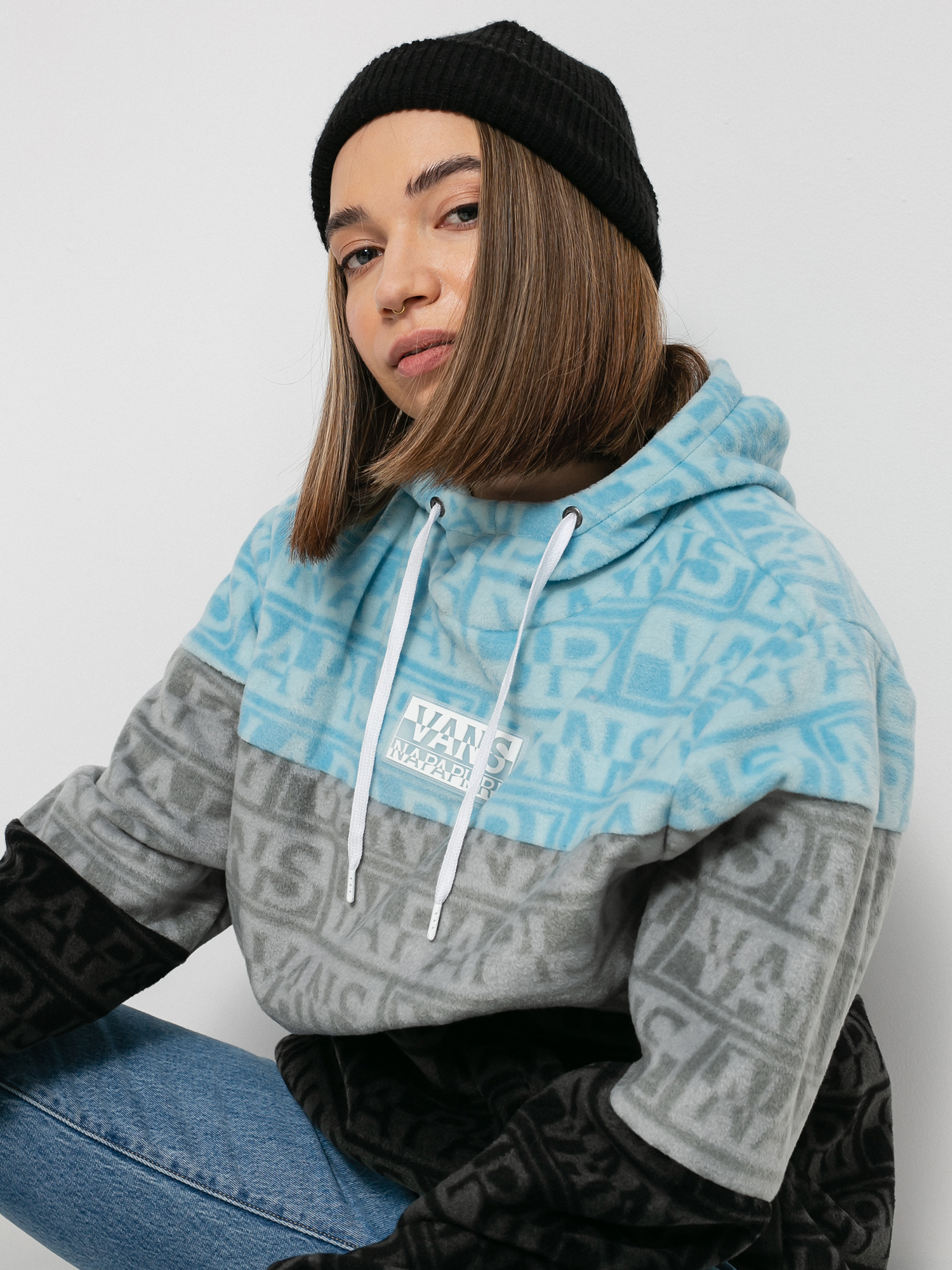 Bluza z kapturem Vans X Napapijri HD Wmn (black)