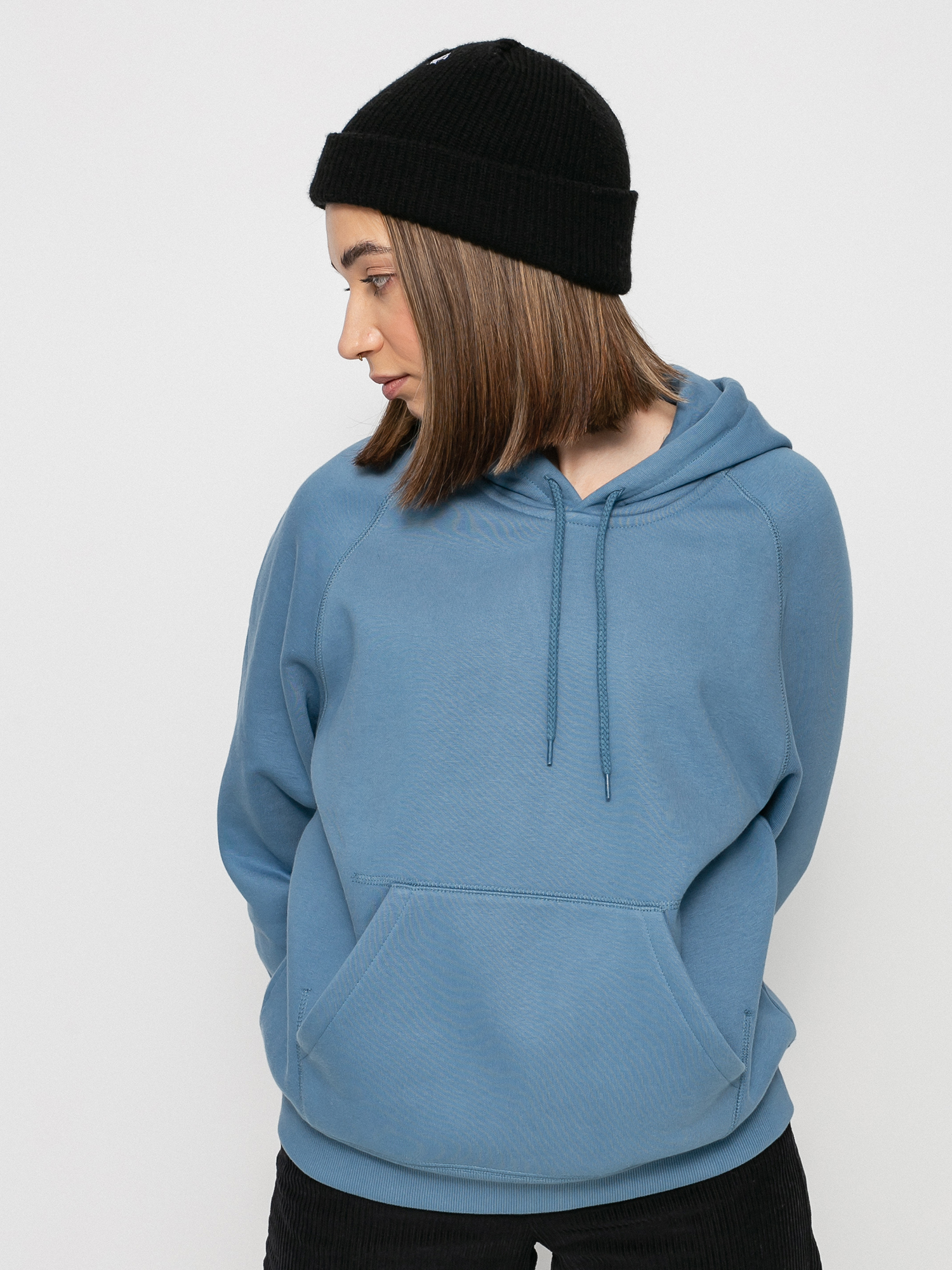Bluza z kapturem Carhartt WIP Chase HD Wmn (icy water/gold)