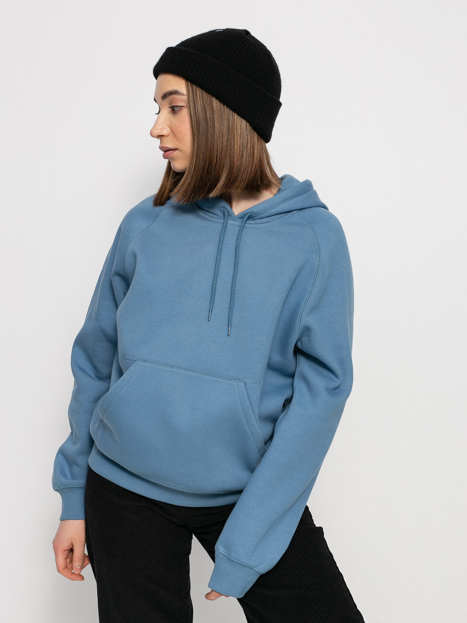 Bluza z kapturem Carhartt WIP Chase HD Wmn (icy water/gold)