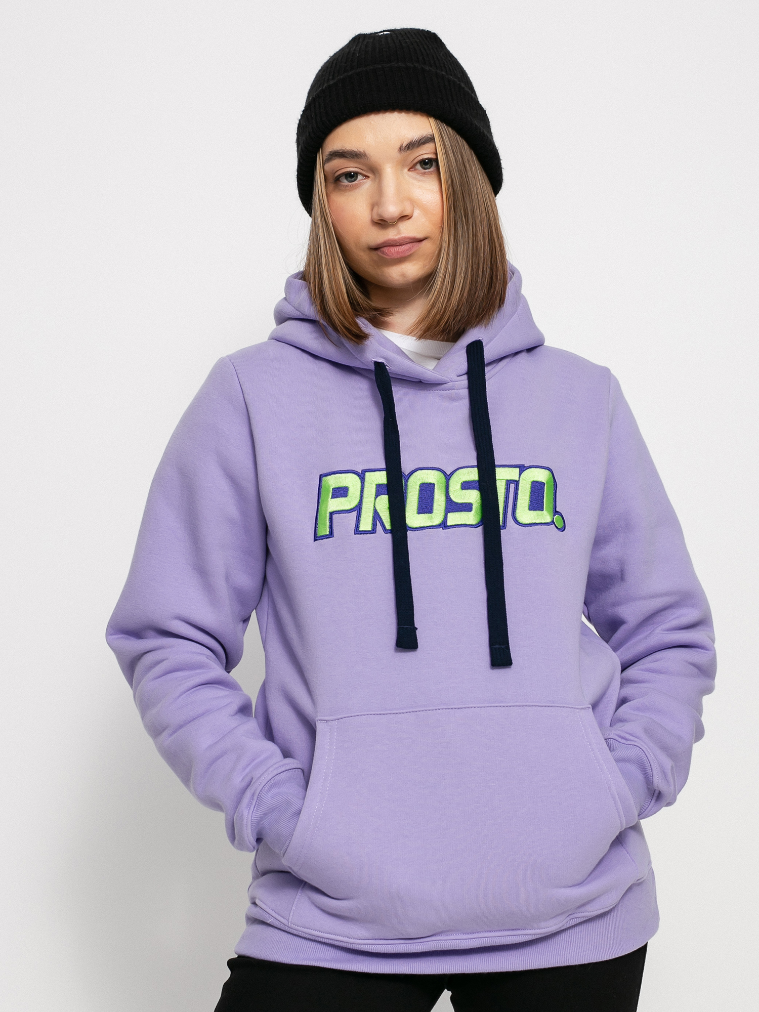 Bluza z kapturem Prosto Apfie HD Wmn (violet)