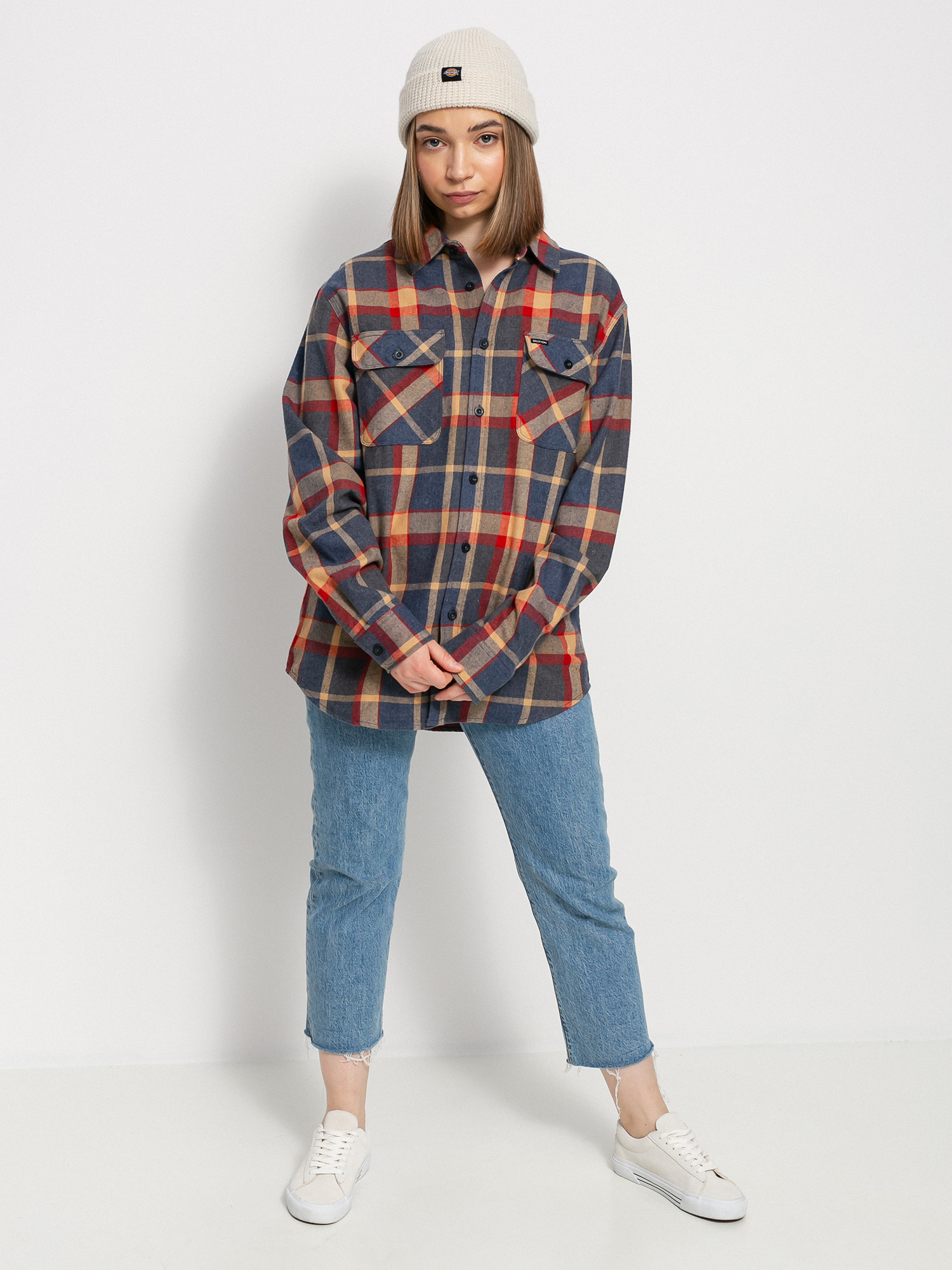 Koszula Brixton Bowery Flannel (blue/red)