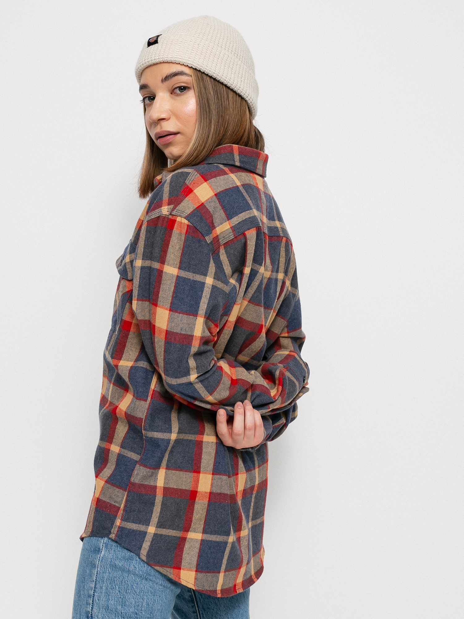 Koszula Brixton Bowery Flannel (blue/red)