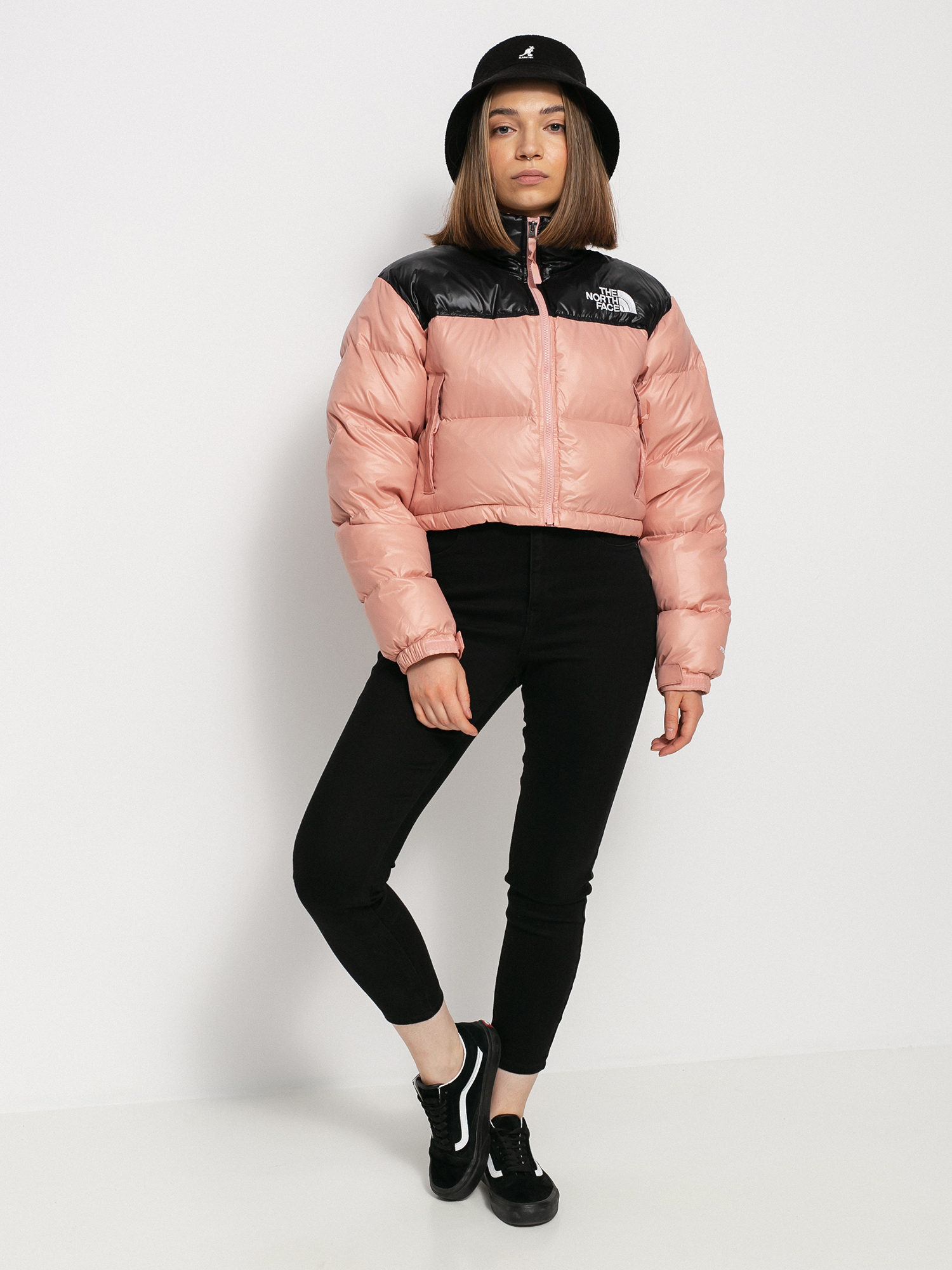 Kurtka The North Face Nuptse Short Wmn (rose tan)