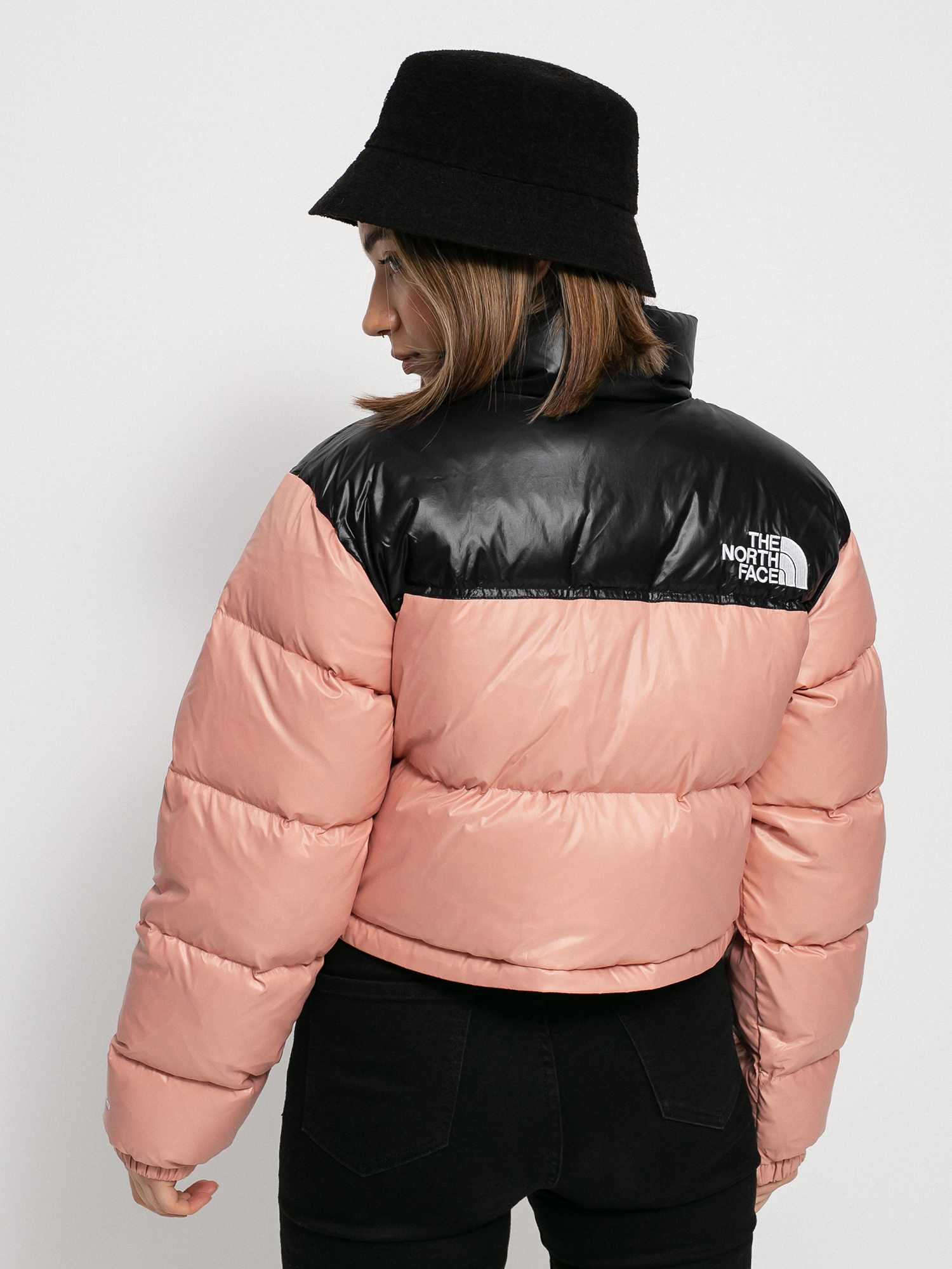 Kurtka The North Face Nuptse Short Wmn (rose tan)