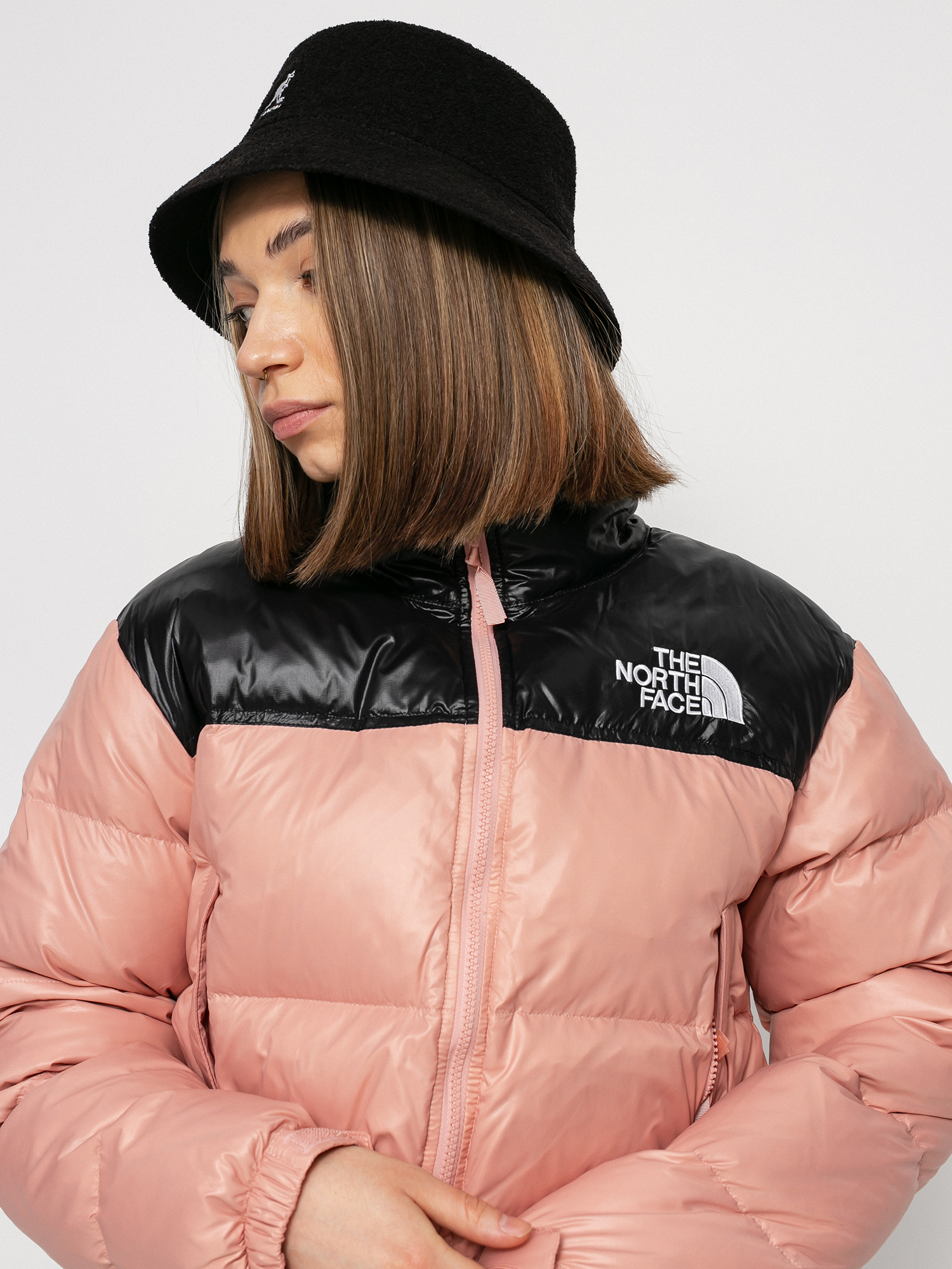 Kurtka The North Face Nuptse Short Wmn (rose tan)