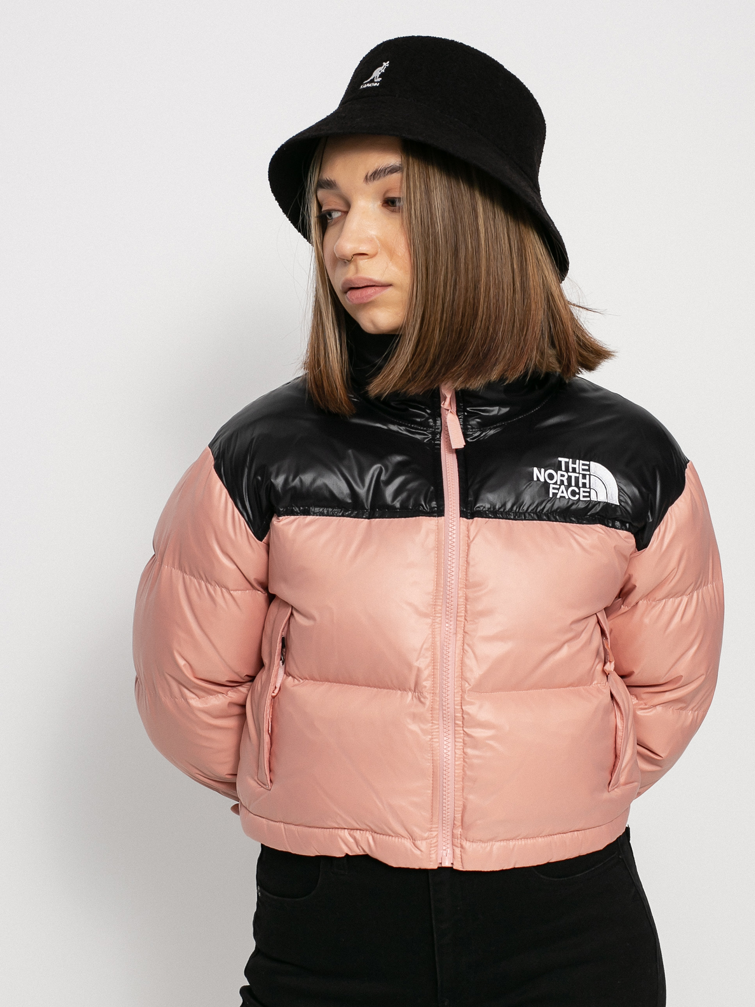 Kurtka The North Face Nuptse Short Wmn (rose tan)