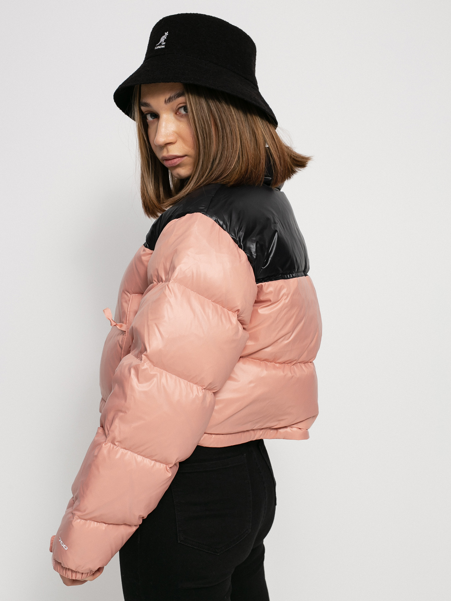 Kurtka The North Face Nuptse Short Wmn (rose tan)