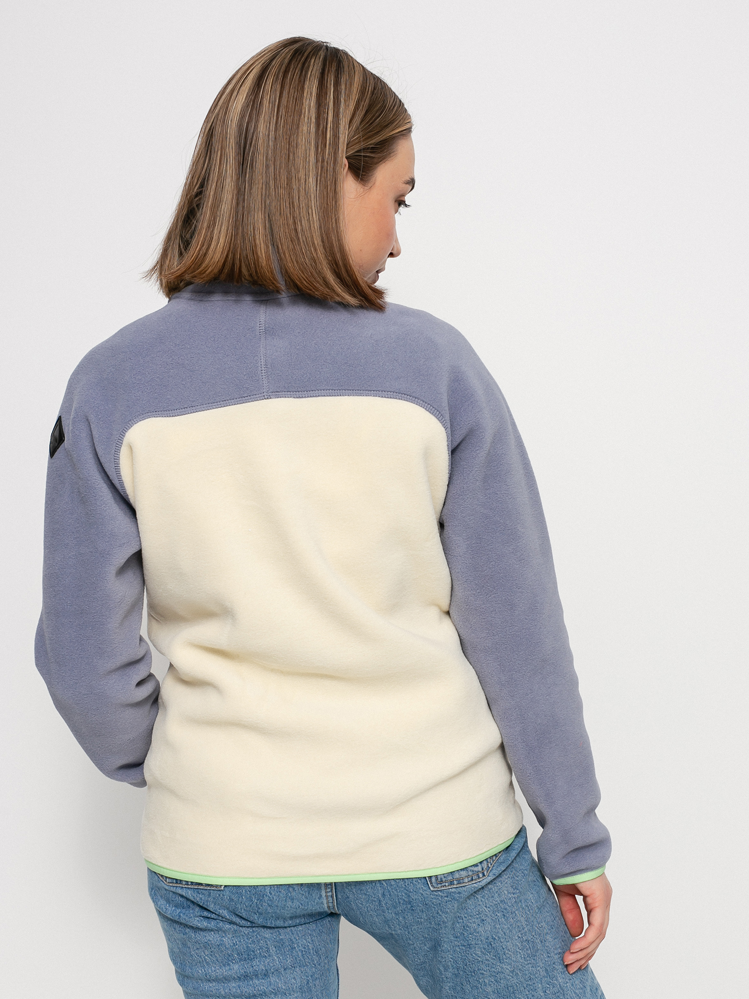 Bluza Burton Hearth Pullover Wmn (folkstone gray/creme brulee)