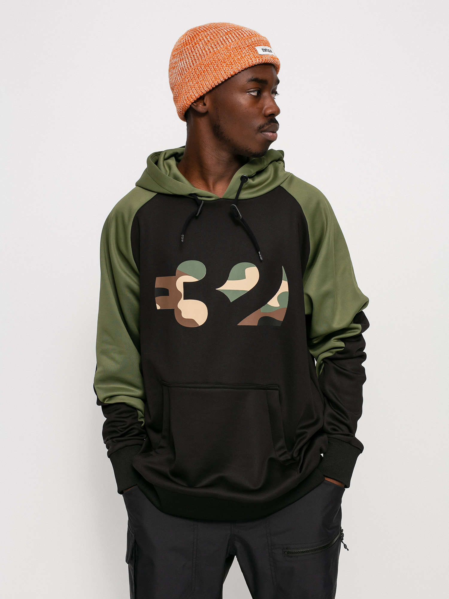 Bluza z kapturem ThirtyTwo Franchise Tech HD (black/camo)
