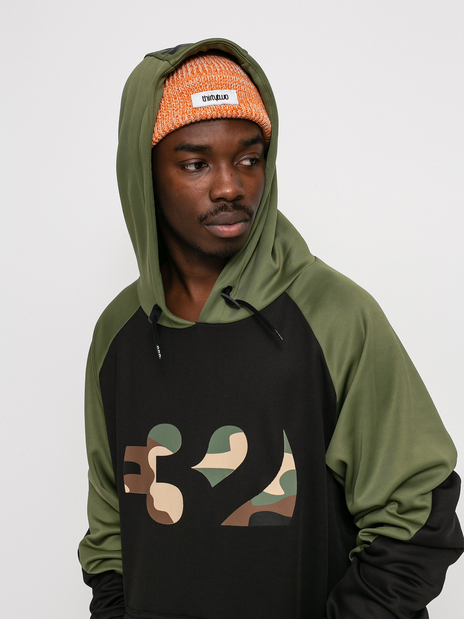 Bluza z kapturem ThirtyTwo Franchise Tech HD (black/camo)