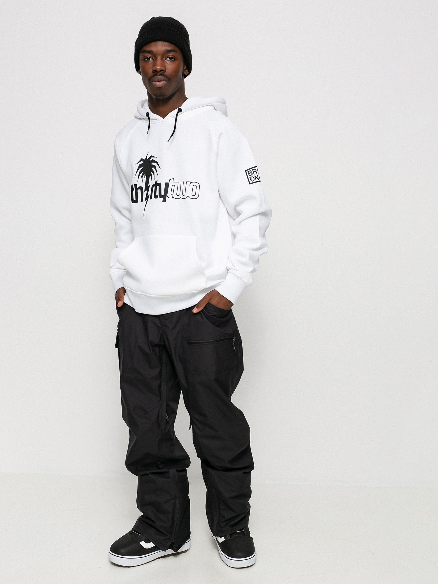 Bluza z kapturem ThirtyTwo Spring Break Repel HD (white)
