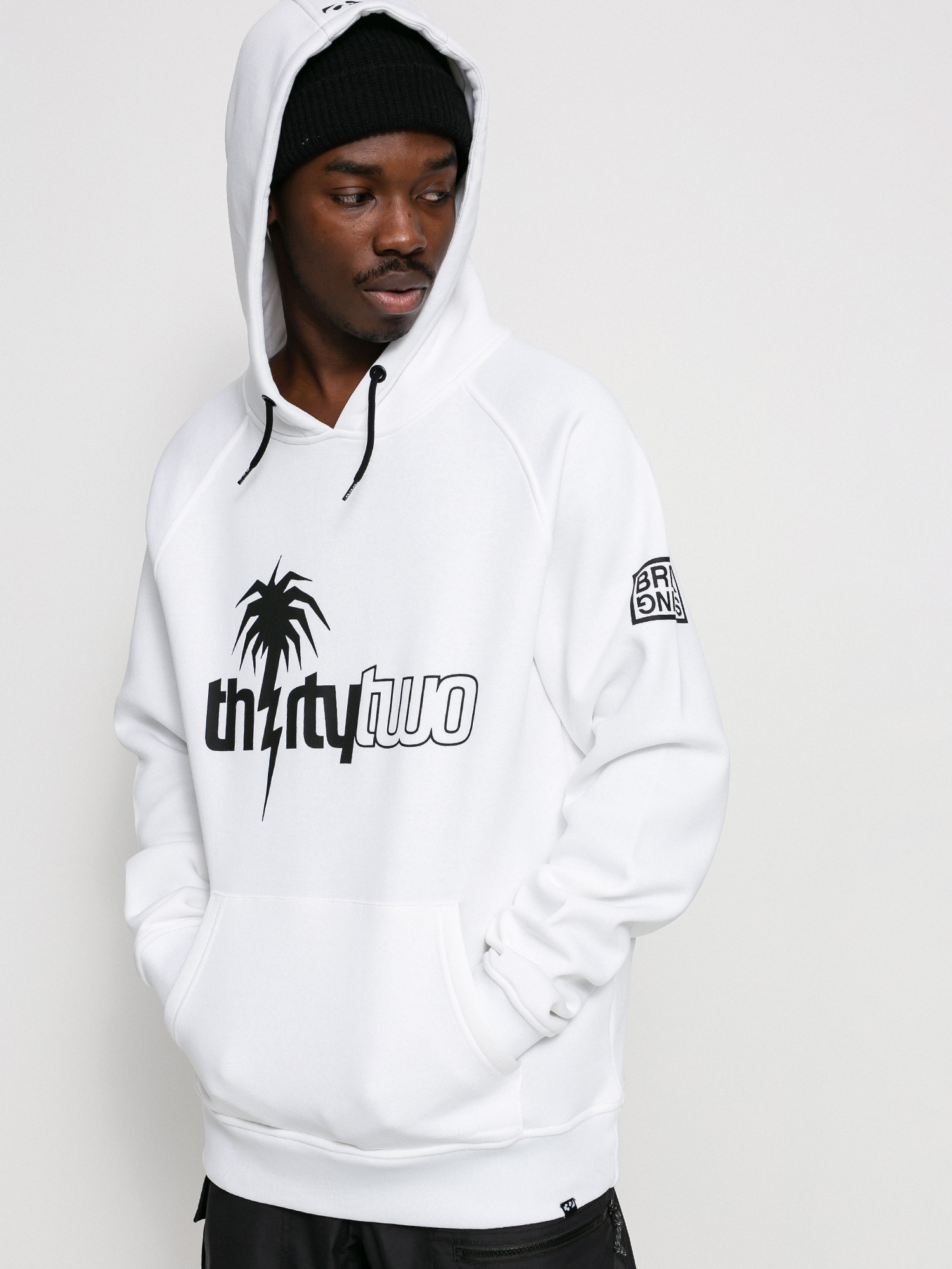 Bluza z kapturem ThirtyTwo Spring Break Repel HD (white)