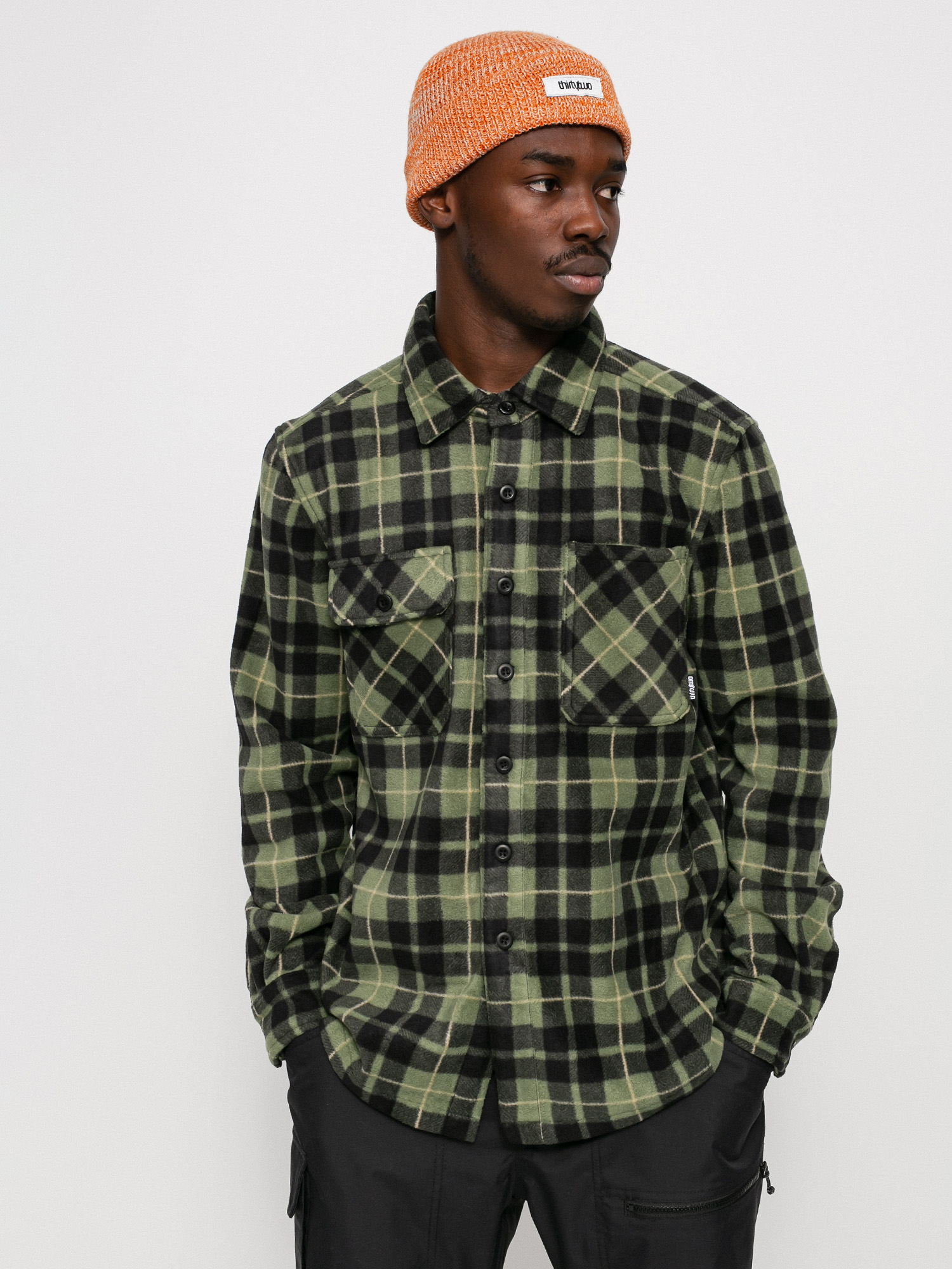 Męska Koszula ThirtyTwo Rest Stop Shirt (military)