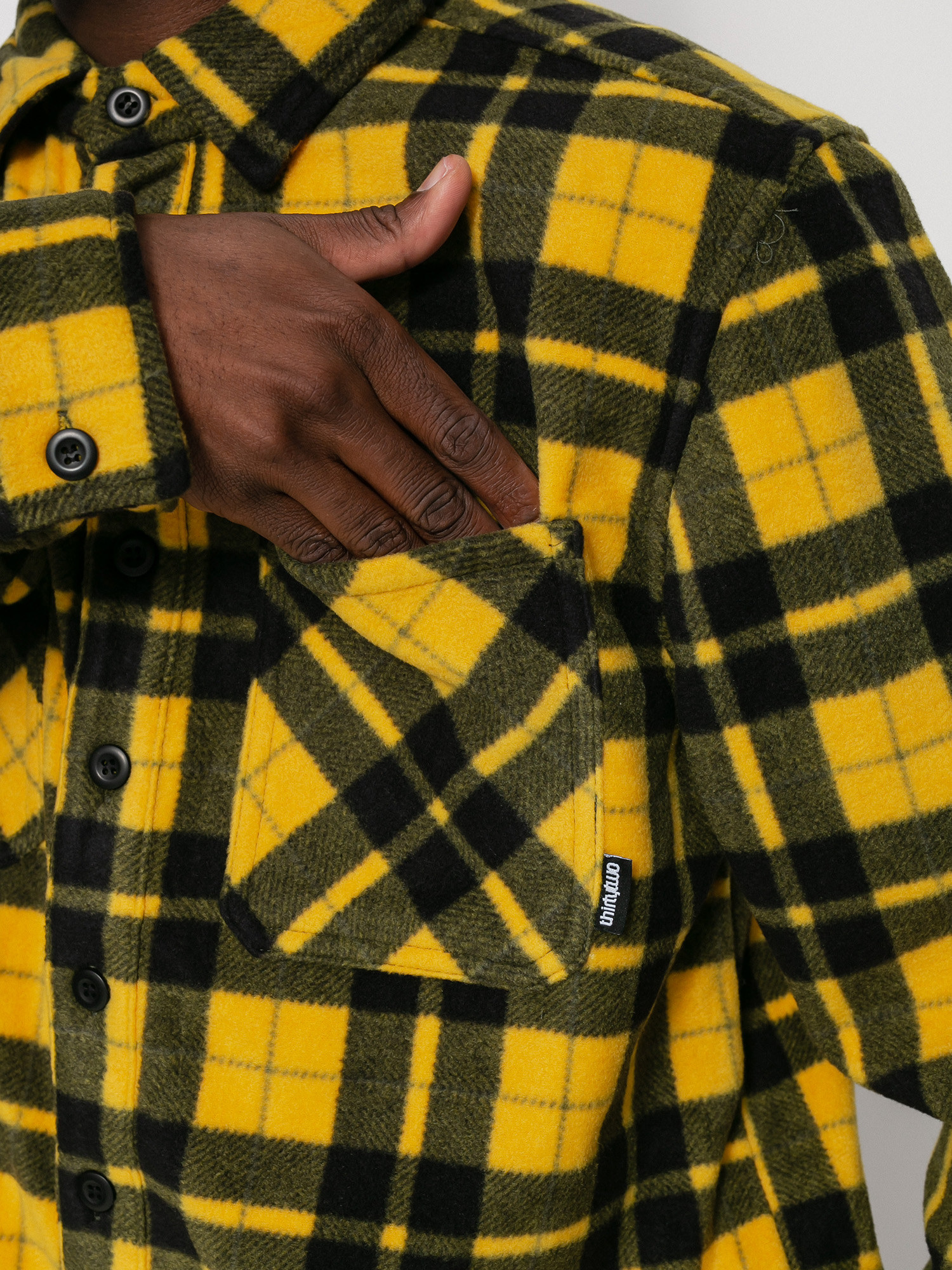 Męska Koszula ThirtyTwo Rest Stop Shirt (mustard)