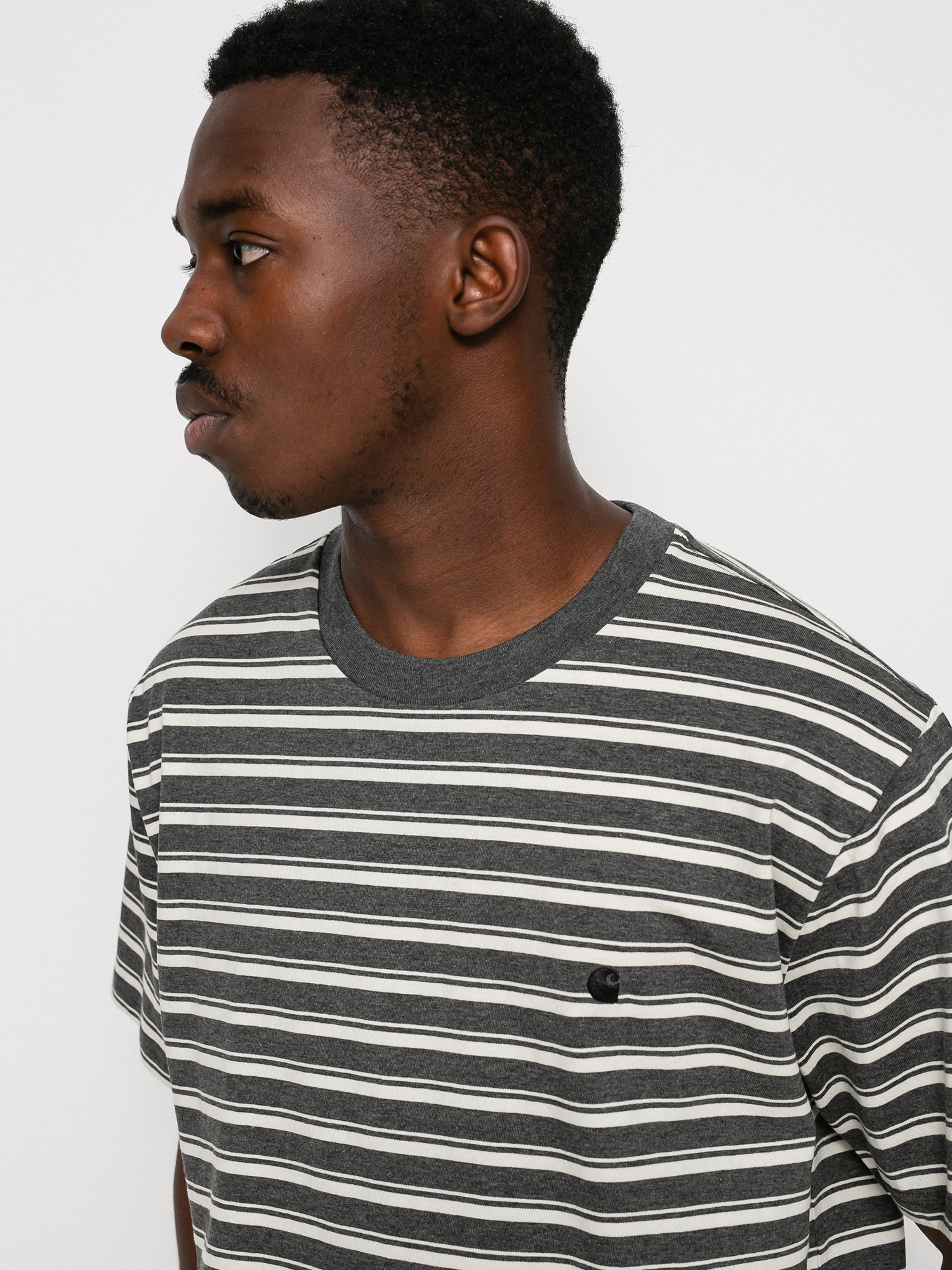 T-shirt Carhartt WIP Gleeson (gleeson stripe/wax/stormcloud heather)