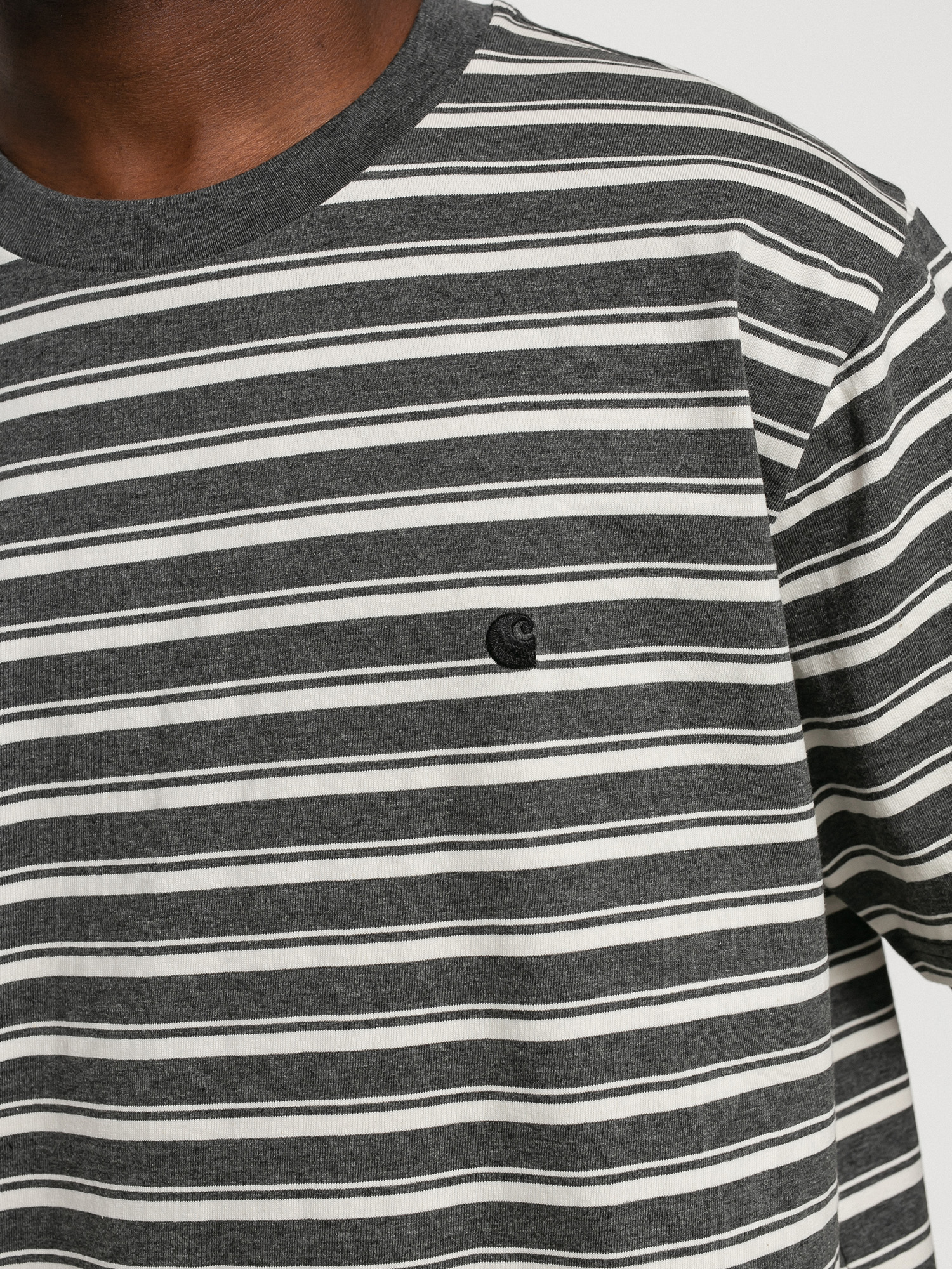 T-shirt Carhartt WIP Gleeson (gleeson stripe/wax/stormcloud heather)