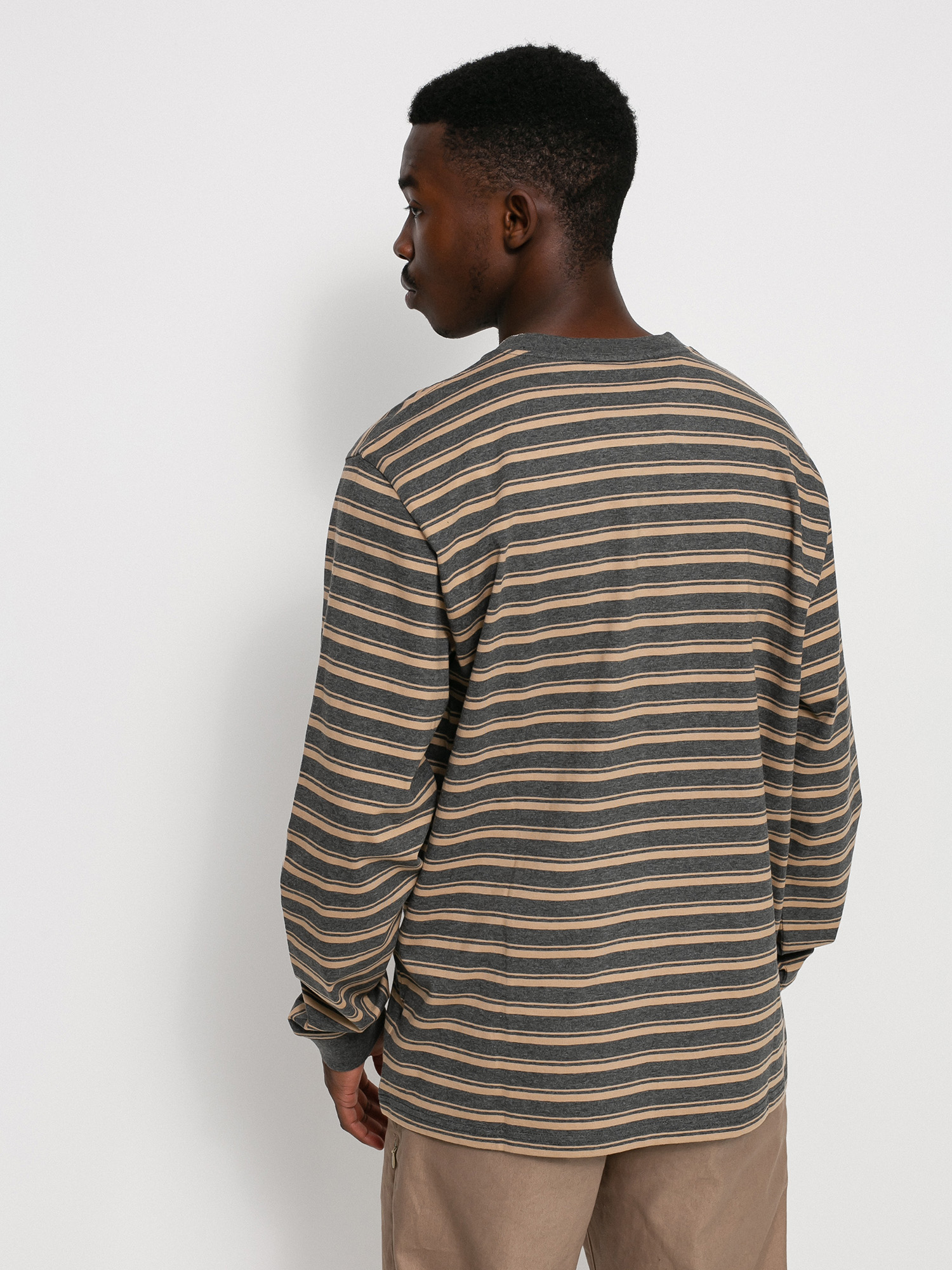 Longsleeve Carhartt WIP Gleeson (gleeson stripe/nomad/stormcloud heather)