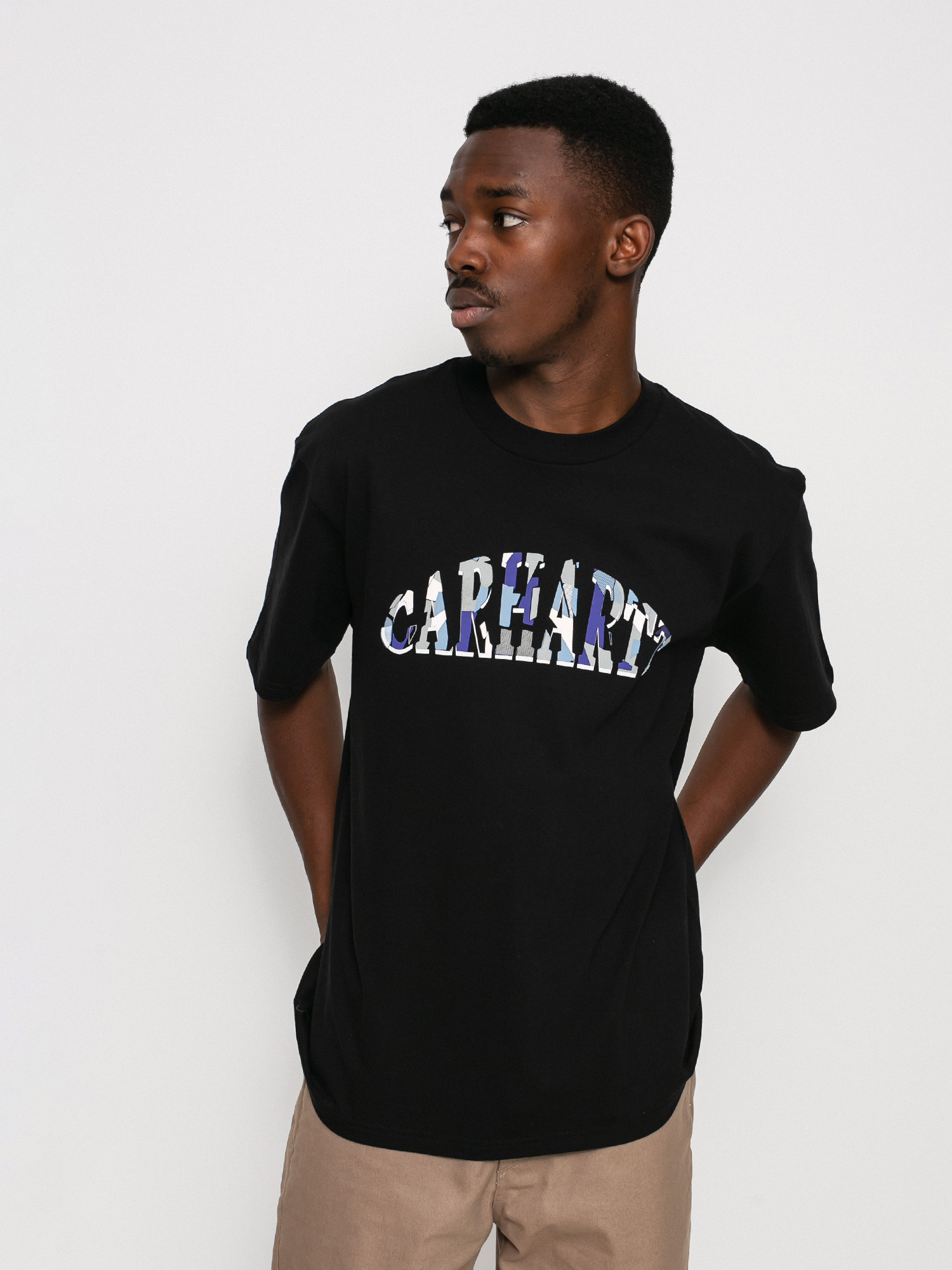 T-shirt Carhartt WIP Dome Script (black)