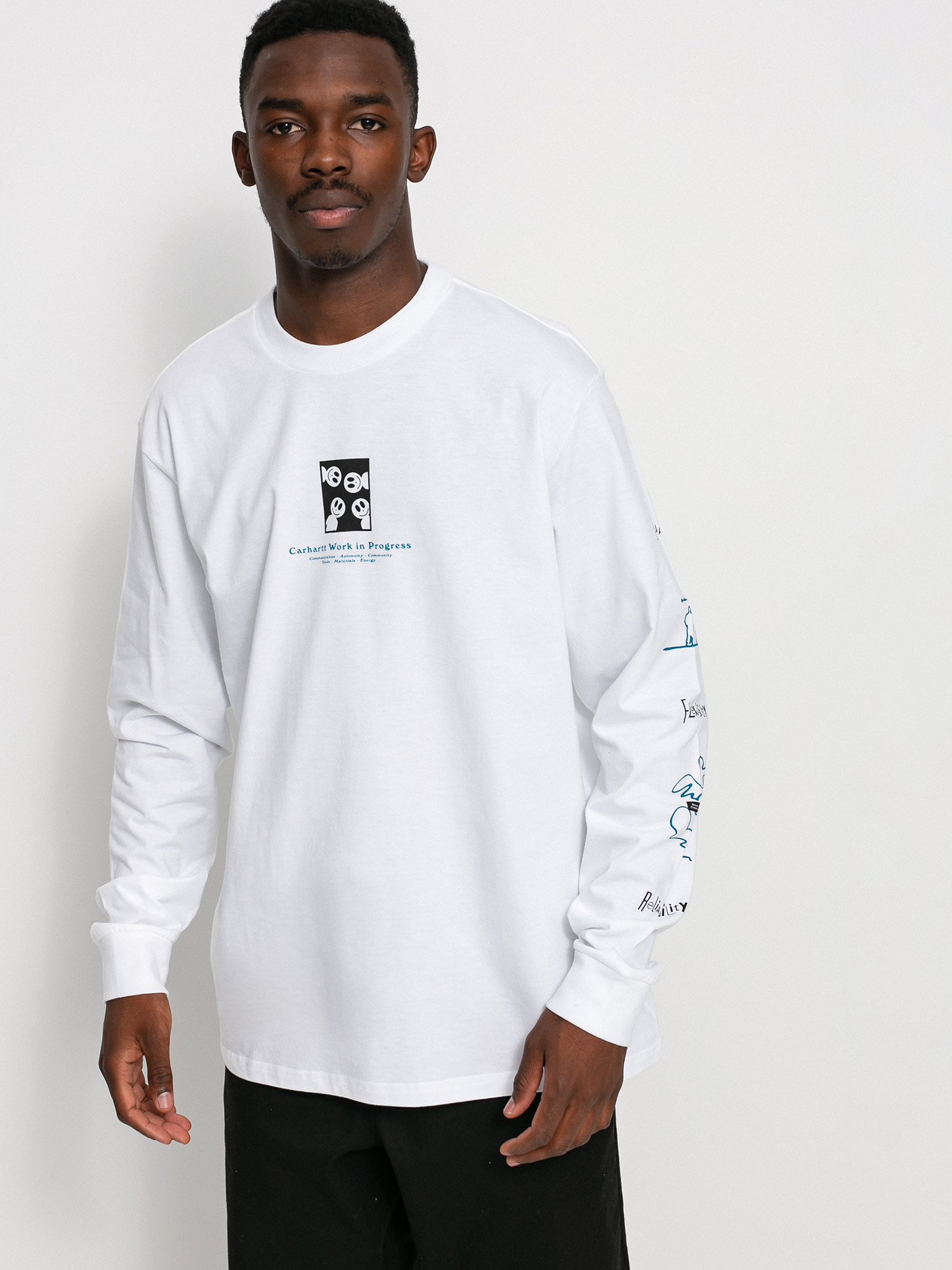 Longsleeve Carhartt WIP Dome (white)