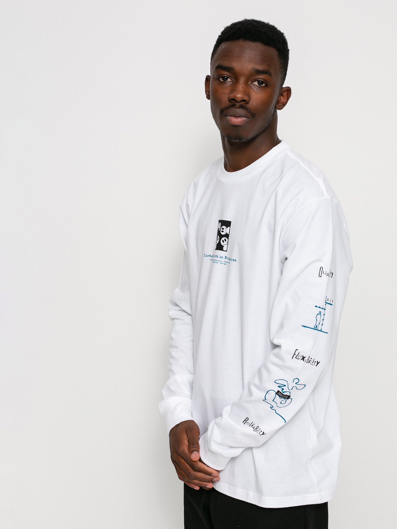 Longsleeve Carhartt WIP Dome (white)