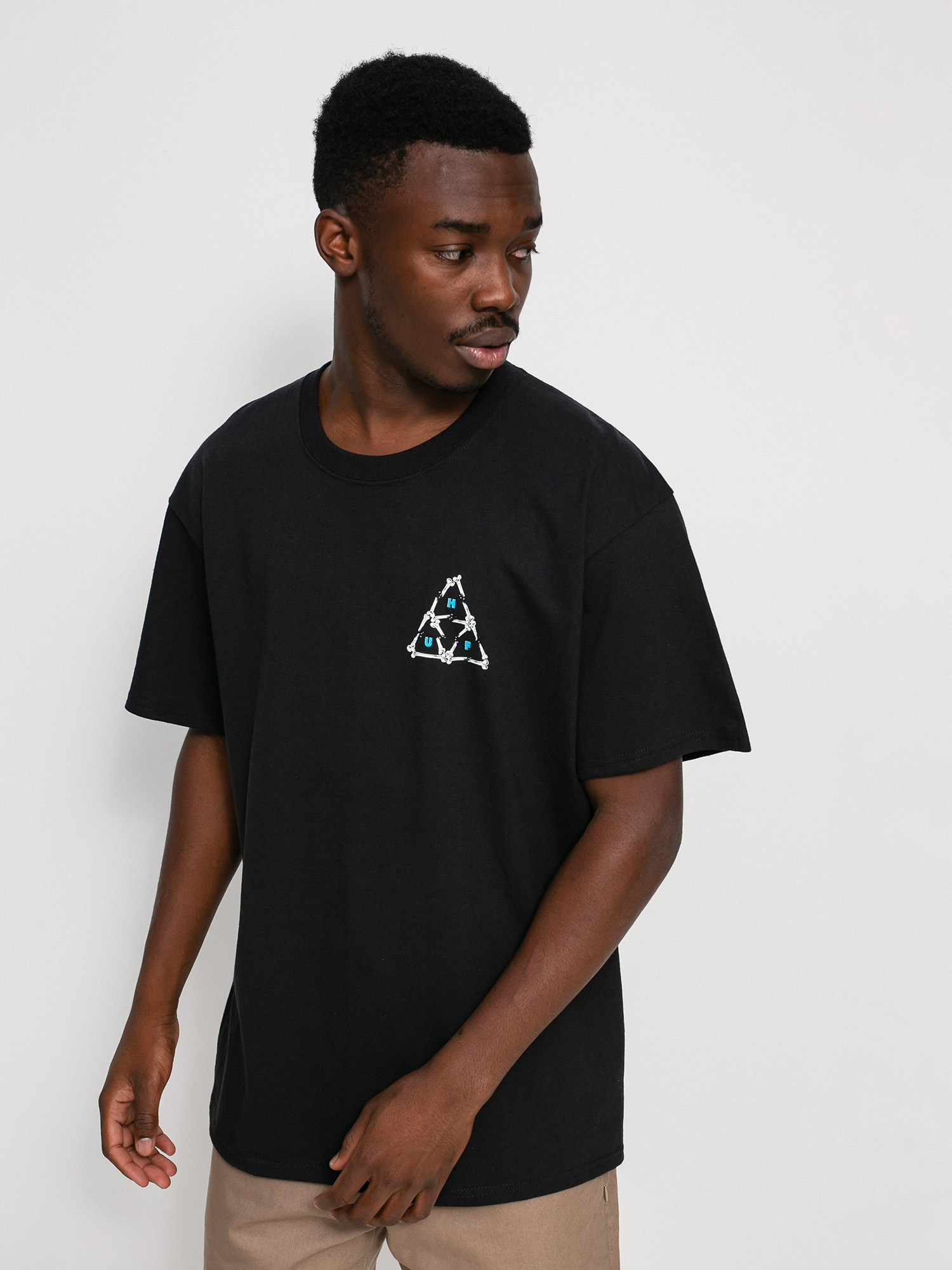 T-shirt HUF Broken Bones TT (black)