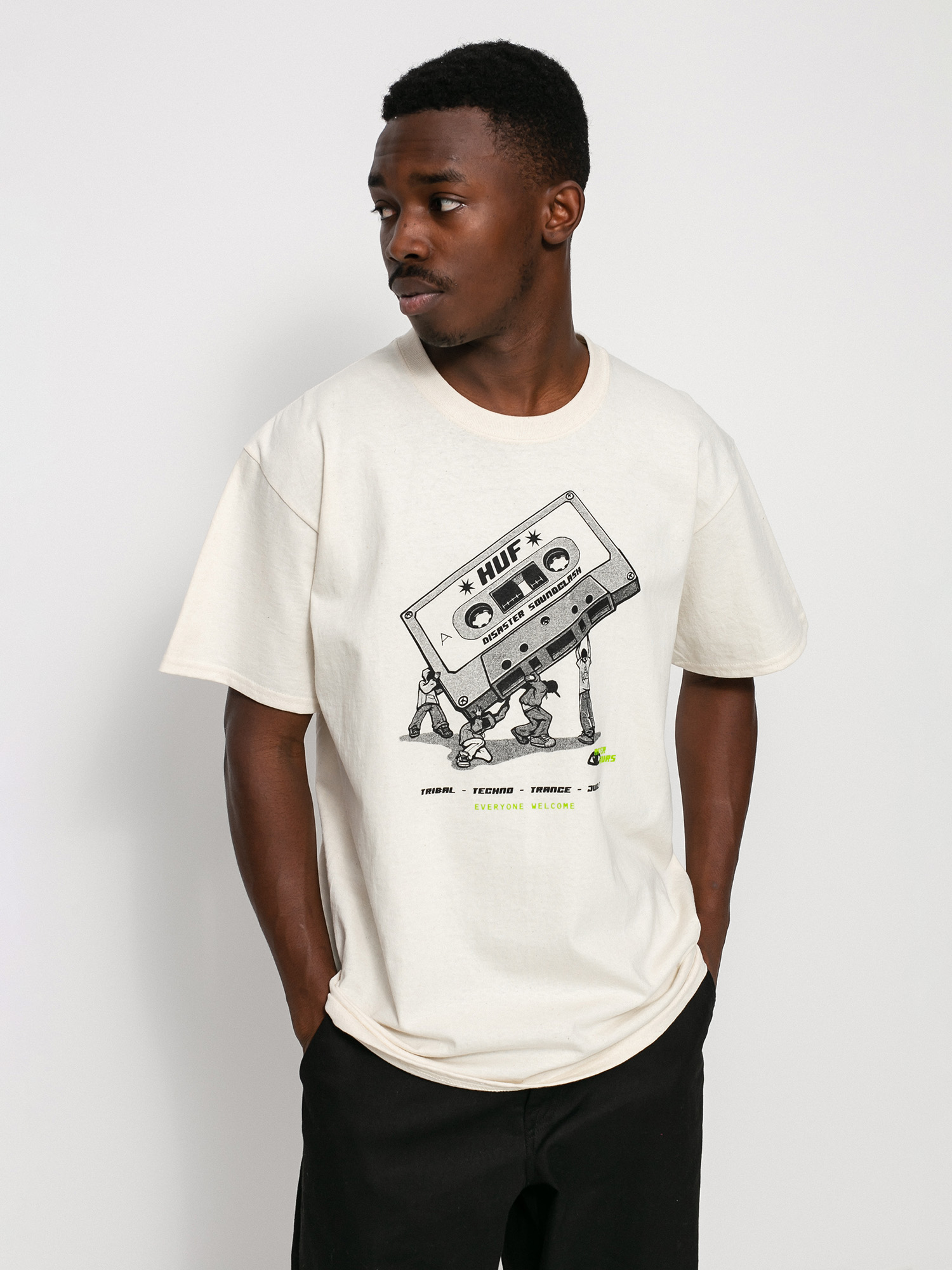 T-shirt HUF Soundclash (natural)
