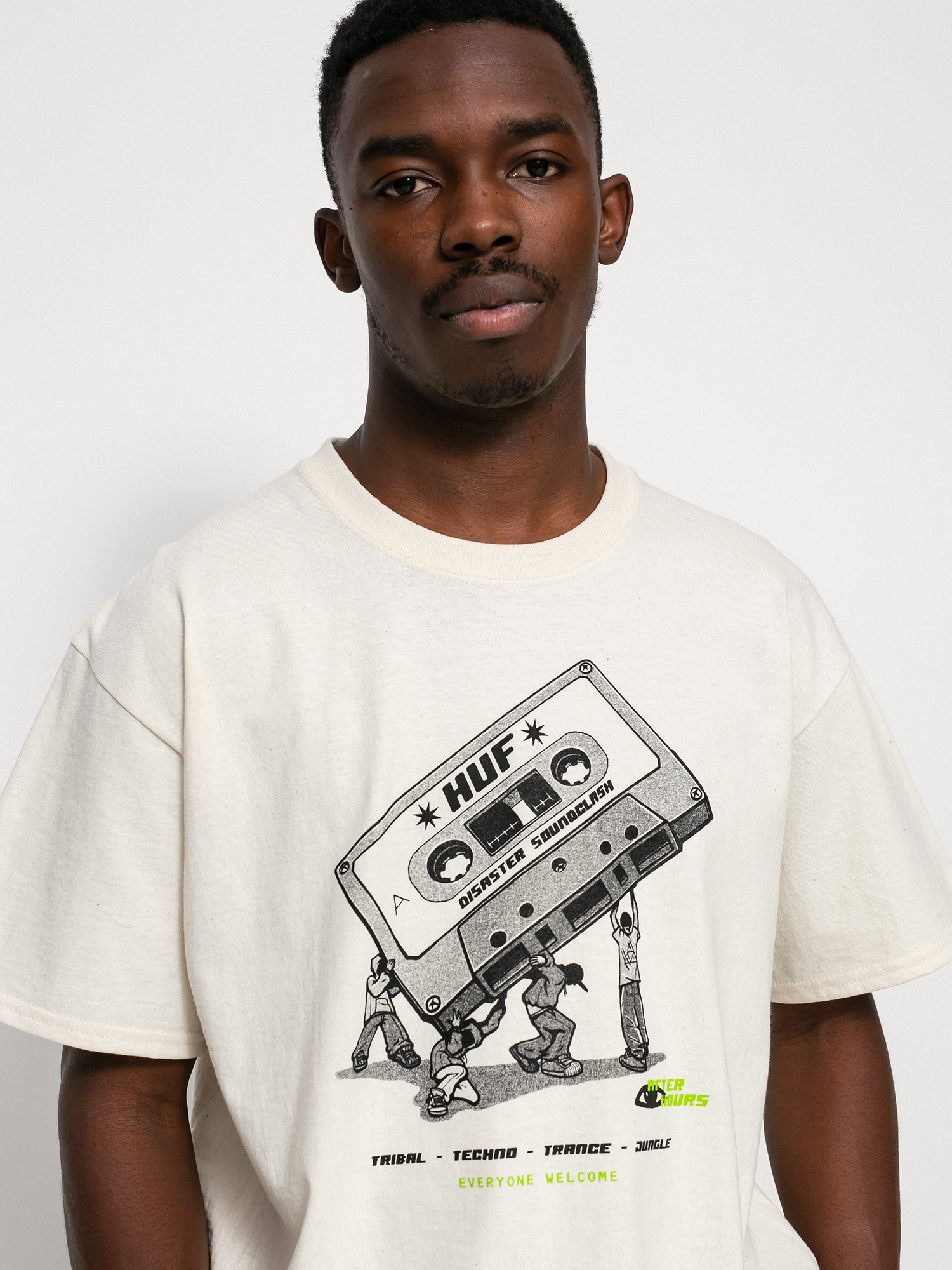 T-shirt HUF Soundclash (natural)