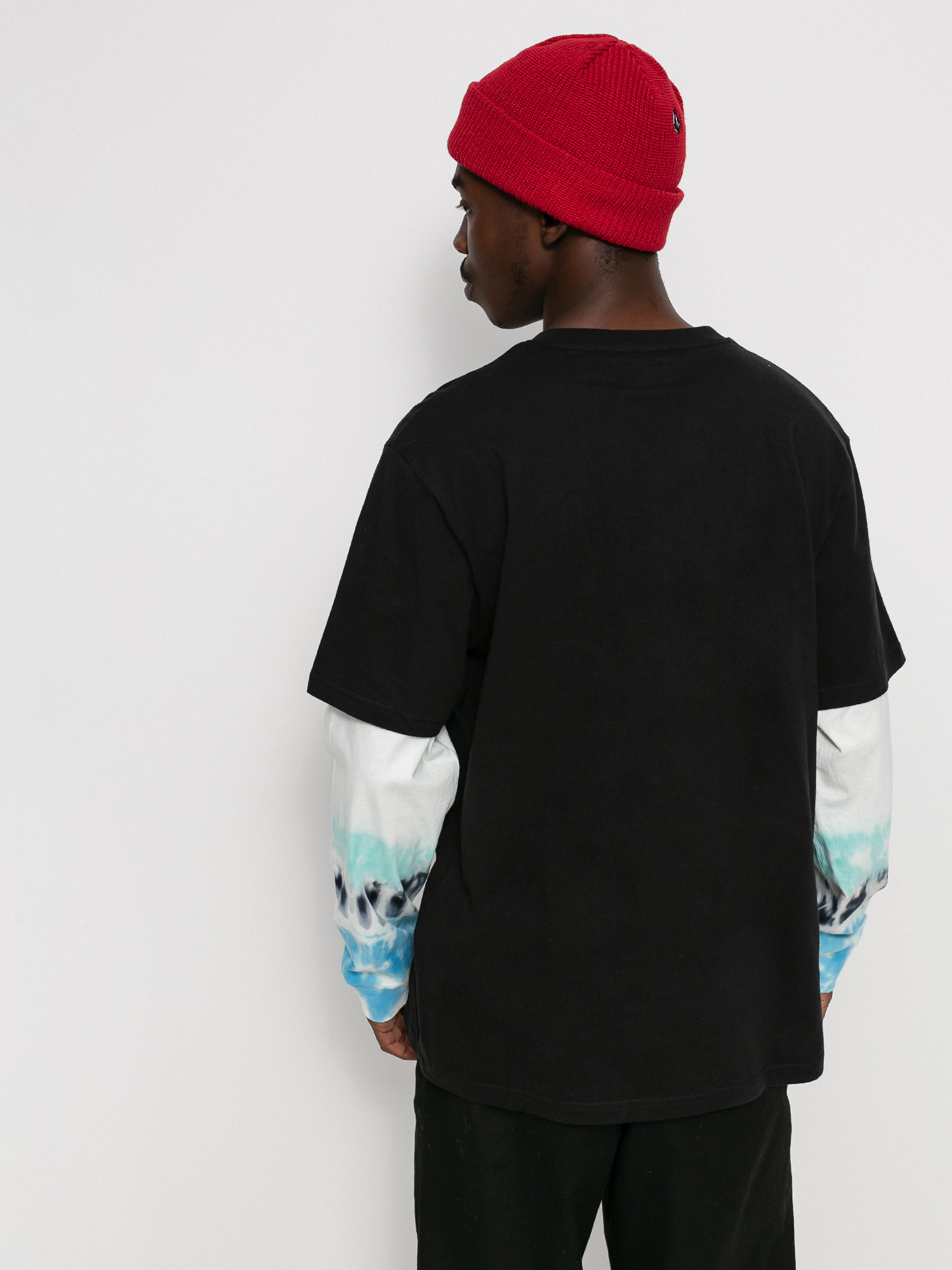 Longsleeve RipNDip Bunched Up (black/tie dye)