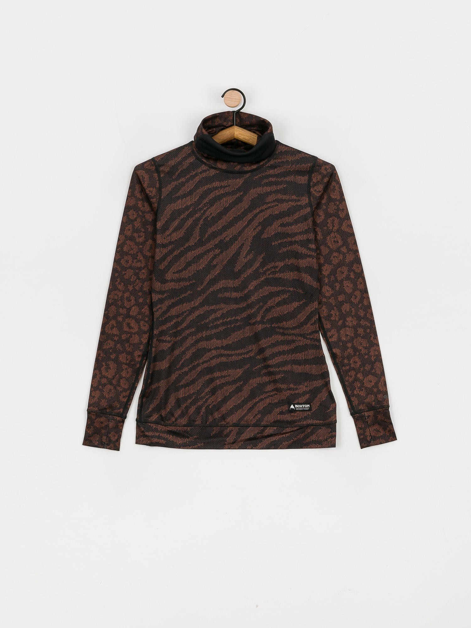 Damski Longsleeve aktywny Burton Midweight Base Layer Long Neck (animal mashup)
