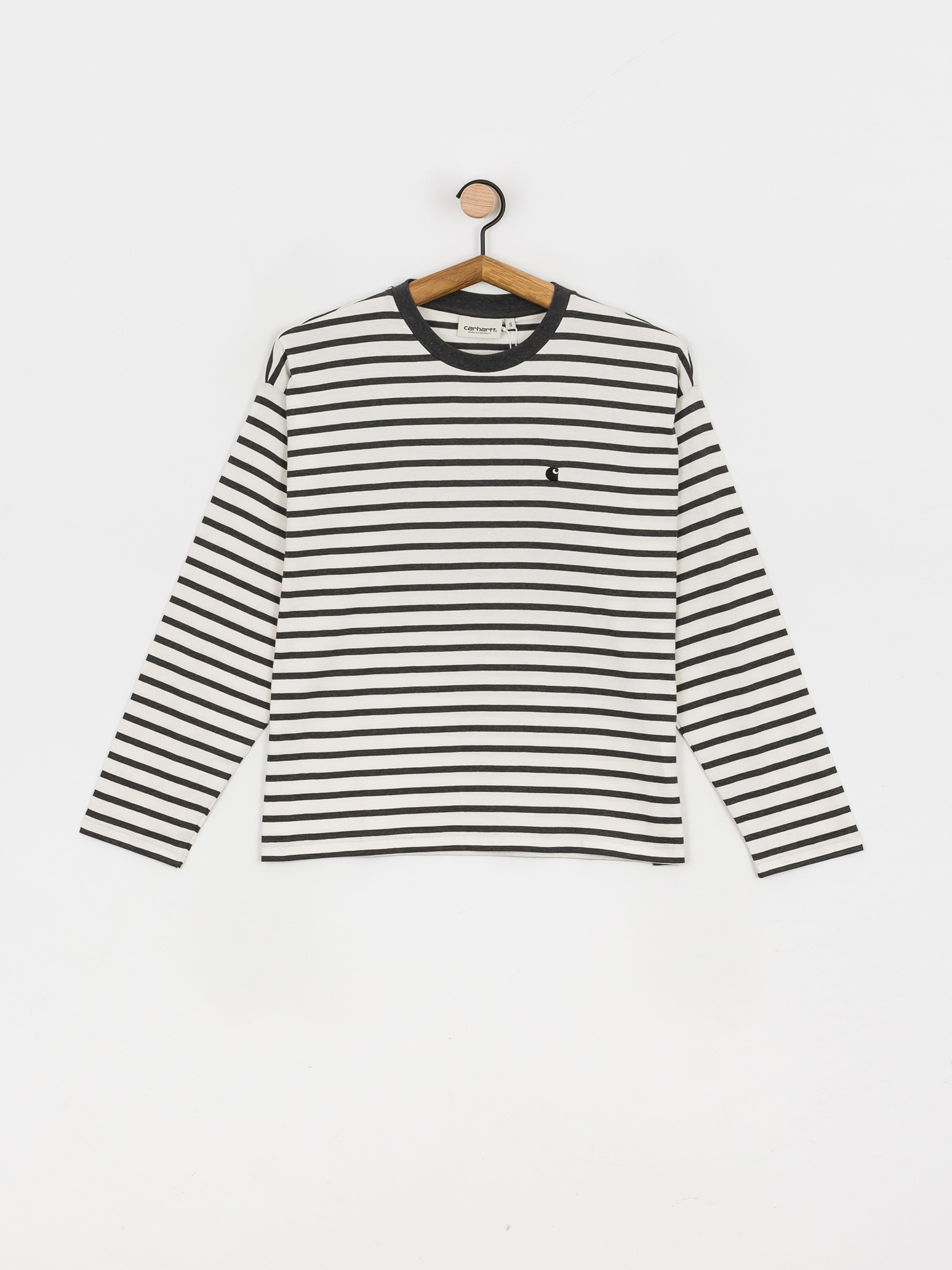 Longsleeve Carhartt WIP Robie Wmn (robie stripe/wax/stormcloud heather)