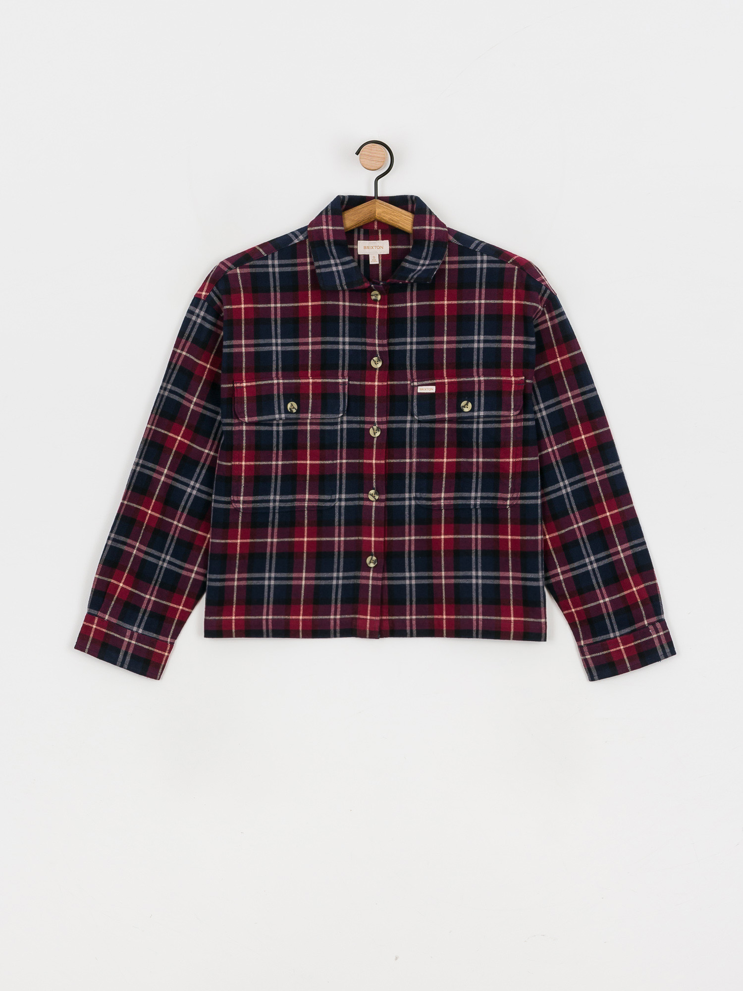Koszula Brixton Bowery Flannel Ls Wmn (cordovan)