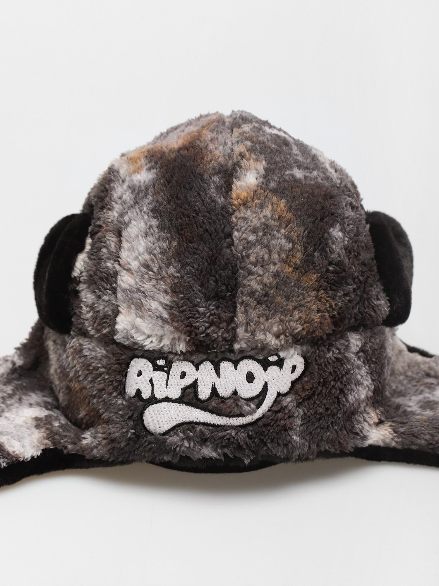 Czapka zimowa RipNDip Warped Sherpa Aviator (navy/mauve tie dye)