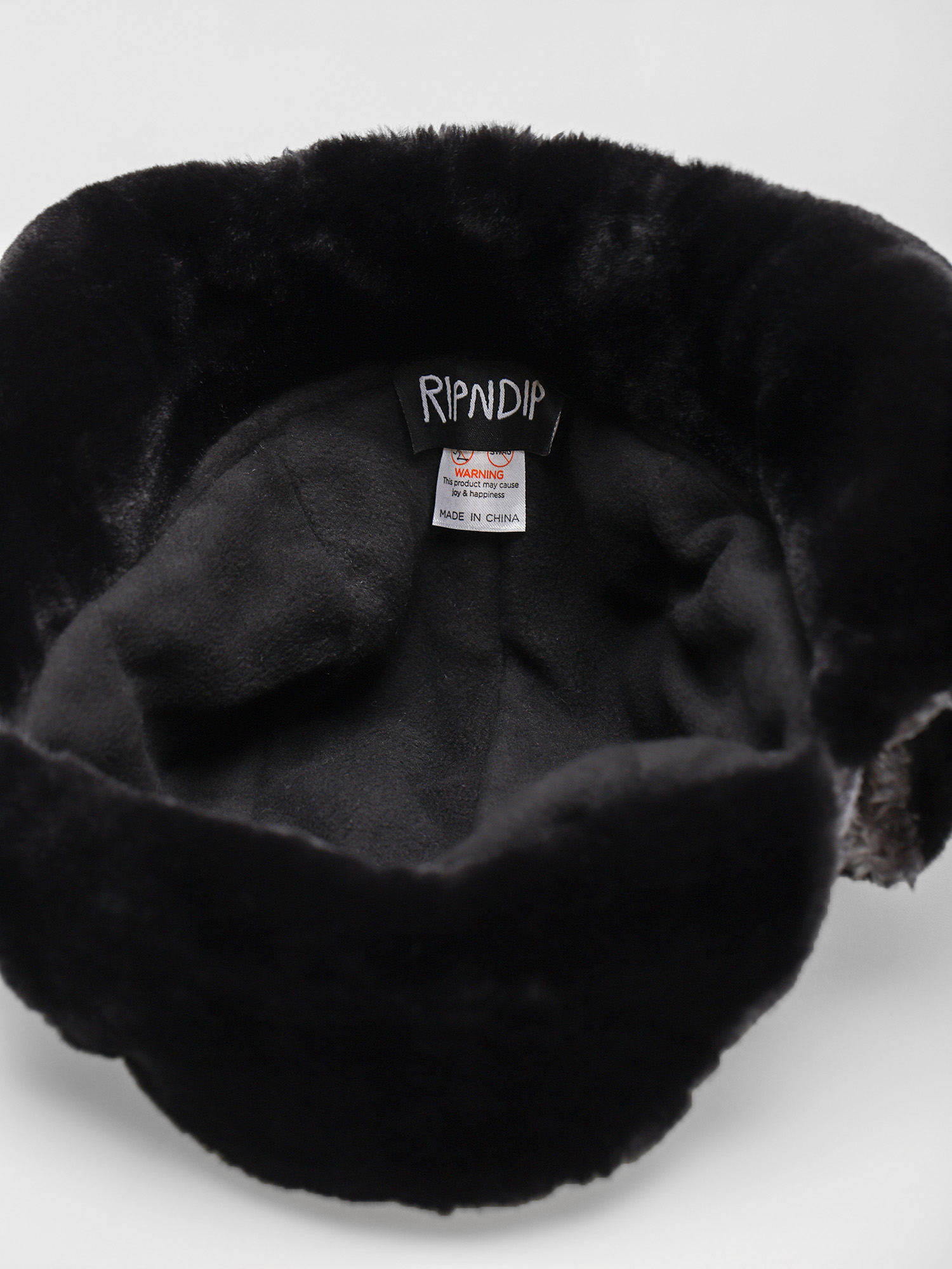 Czapka zimowa RipNDip Warped Sherpa Aviator (navy/mauve tie dye)