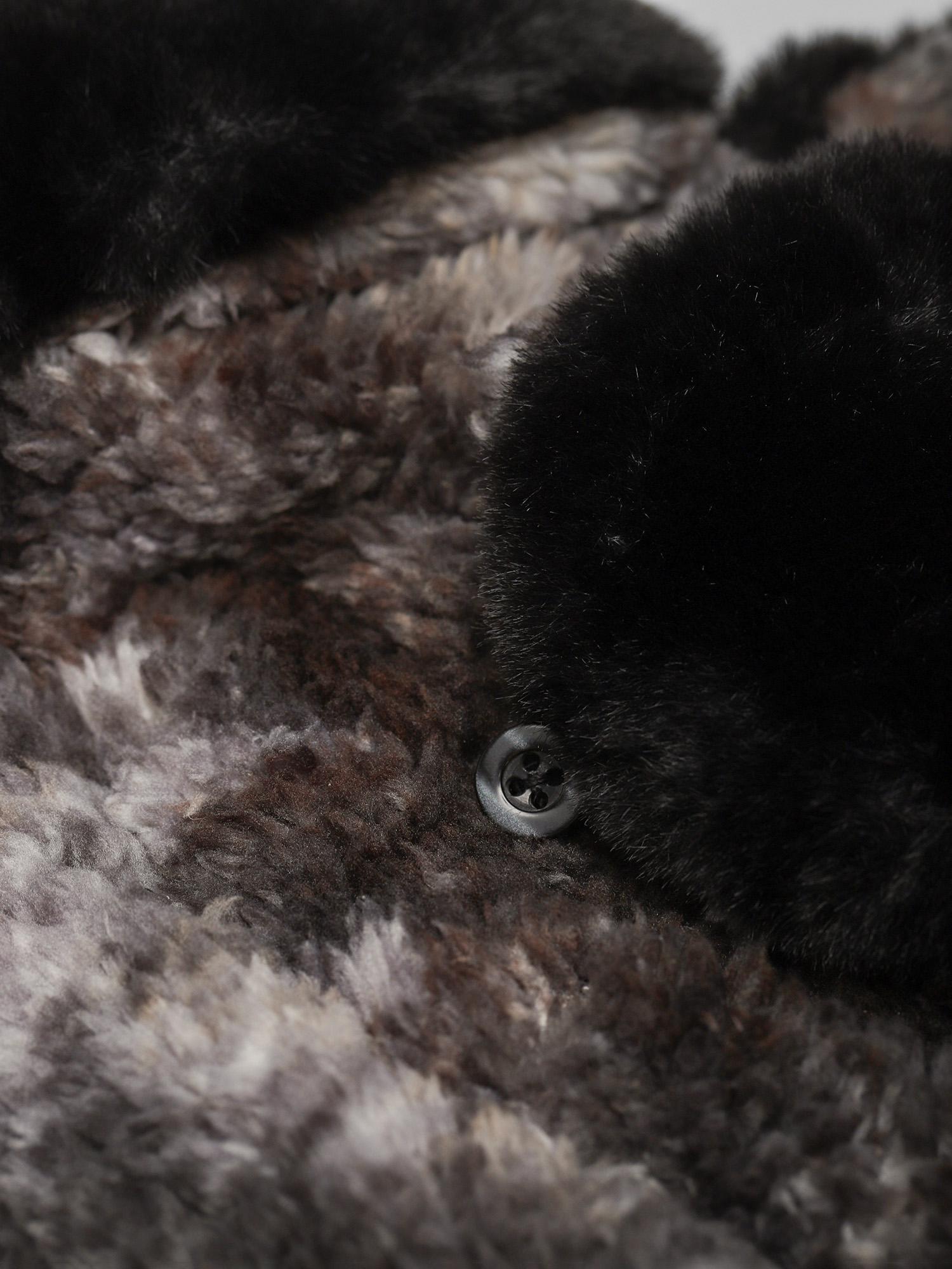 Czapka zimowa RipNDip Warped Sherpa Aviator (navy/mauve tie dye)