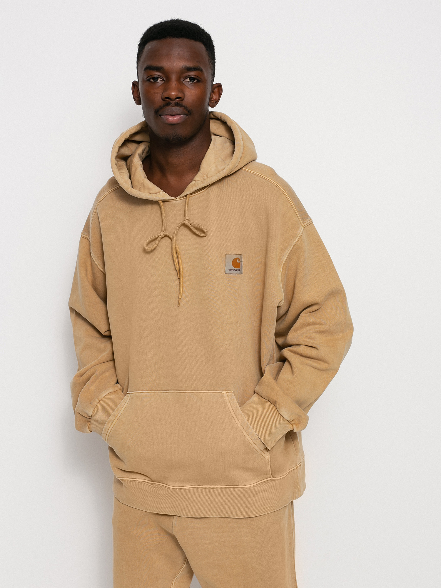 Bluza z kapturem Carhartt WIP Nelson HD (dusty h brown)
