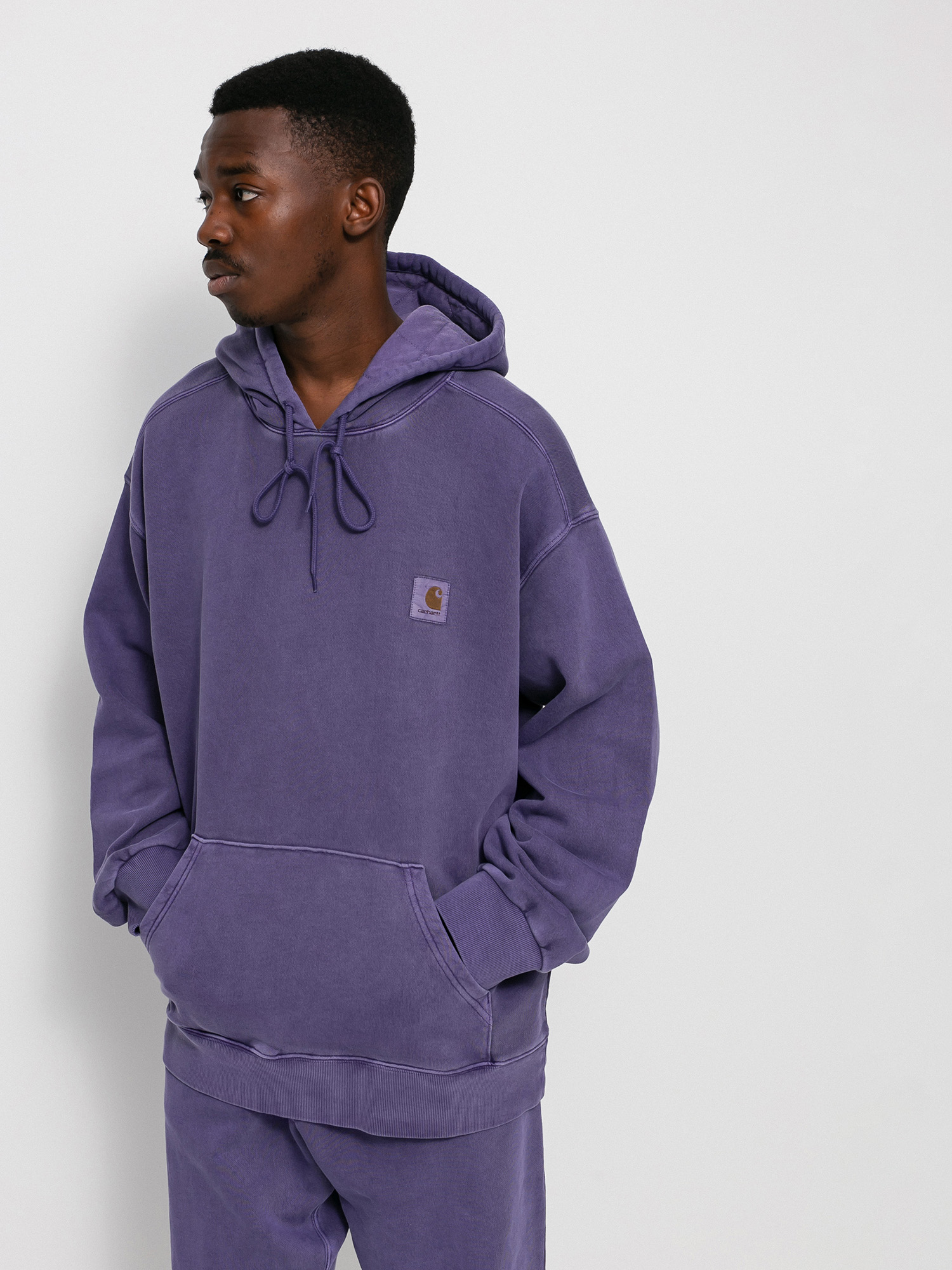 Bluza z kapturem Carhartt WIP Nelson HD (razzmic)
