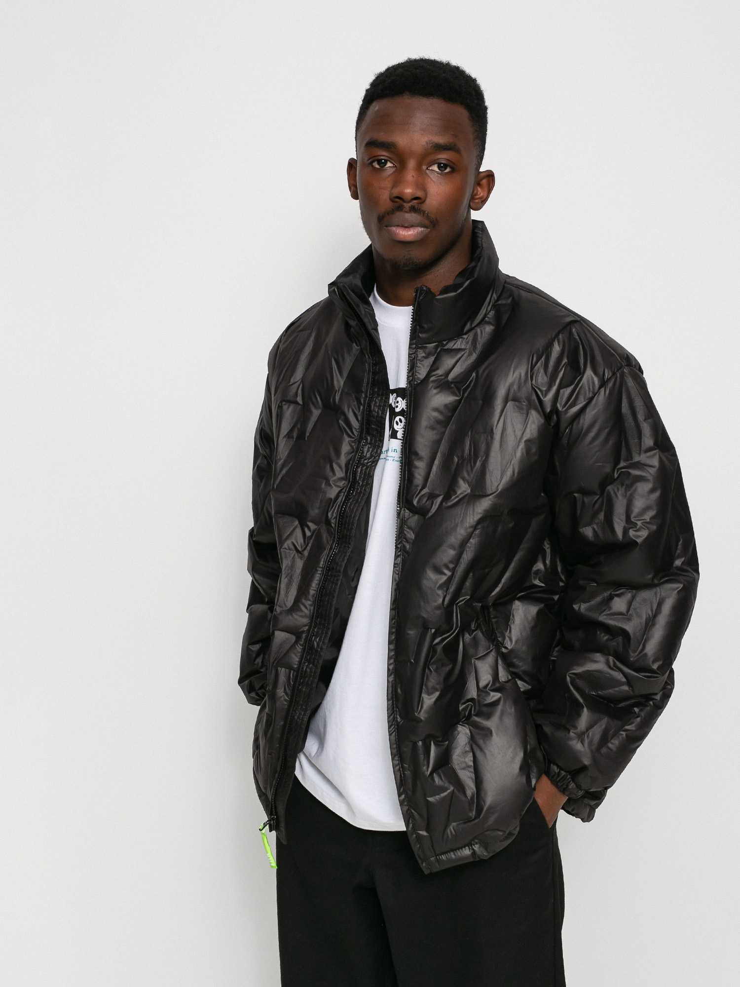 Kurtka HUF Monogram Puffer (black)