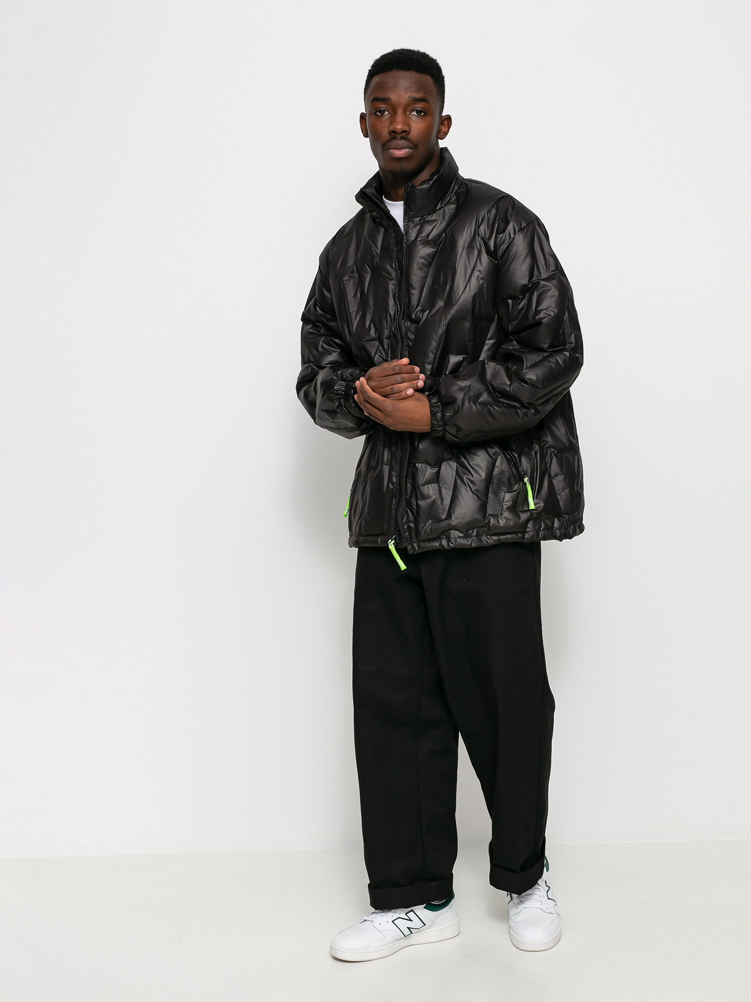 Kurtka HUF Monogram Puffer (black)