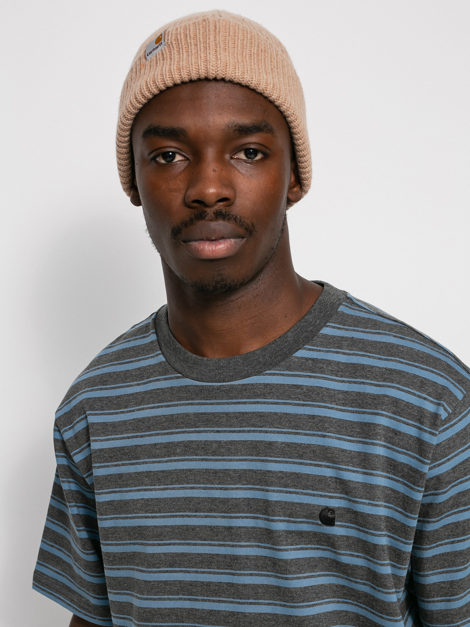 T-shirt Carhartt WIP Gleeson (gleeson stripe/icy water/stormcloud heather)