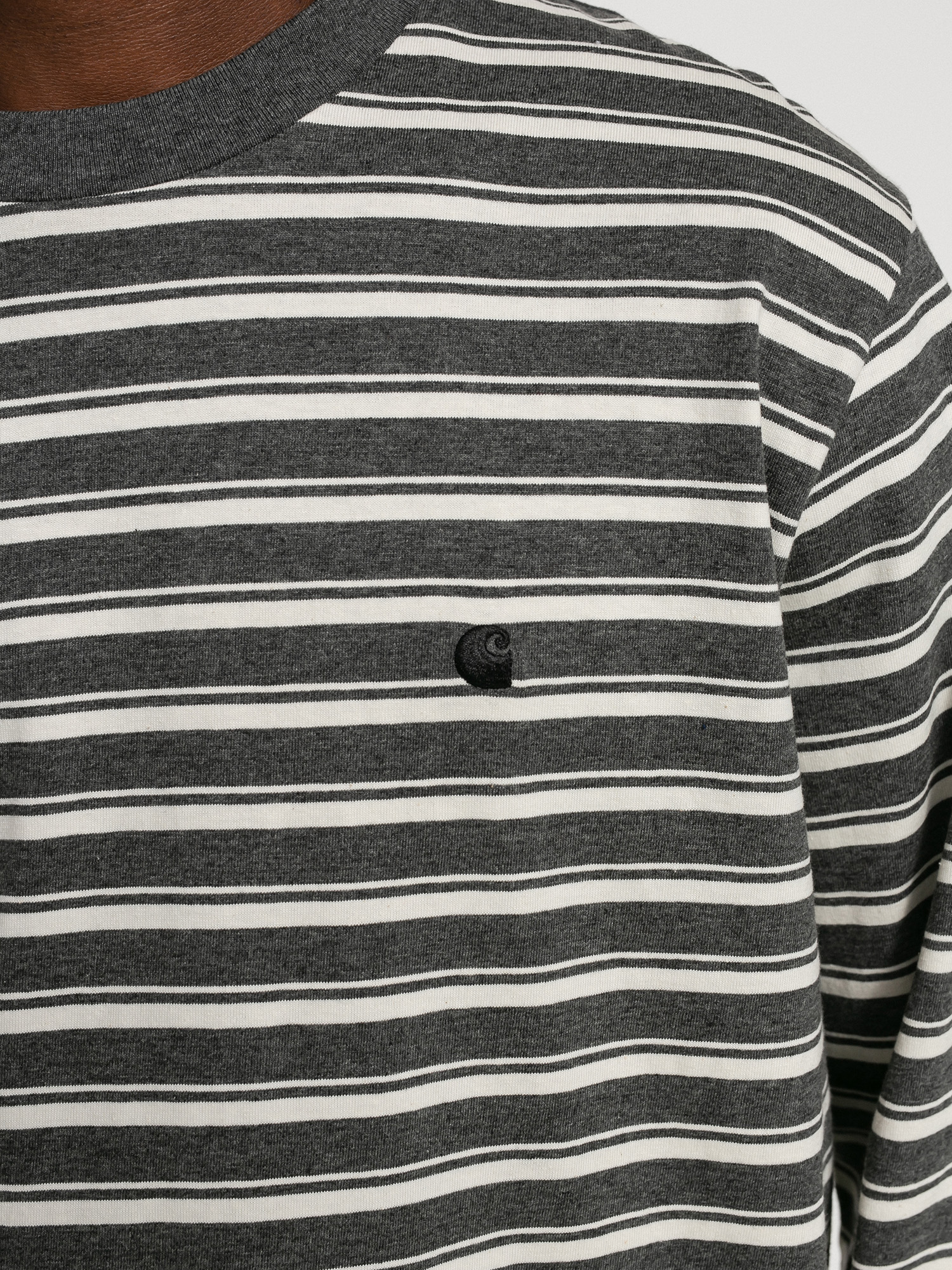 Longsleeve Carhartt WIP Gleeson (gleeson stripe/wax/stormcloud heather)