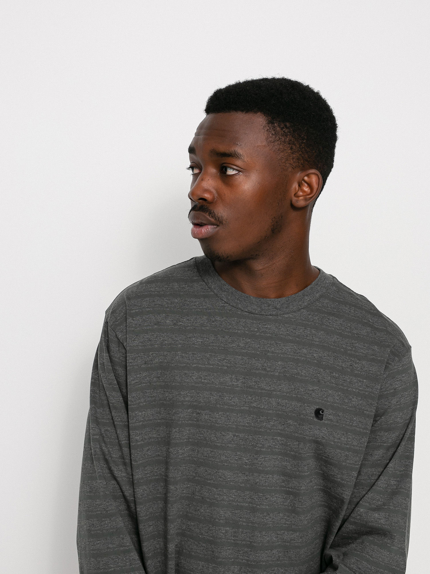 Longsleeve Carhartt WIP Gleeson (gleeson stripe/hemlock green/stormcloud heather)