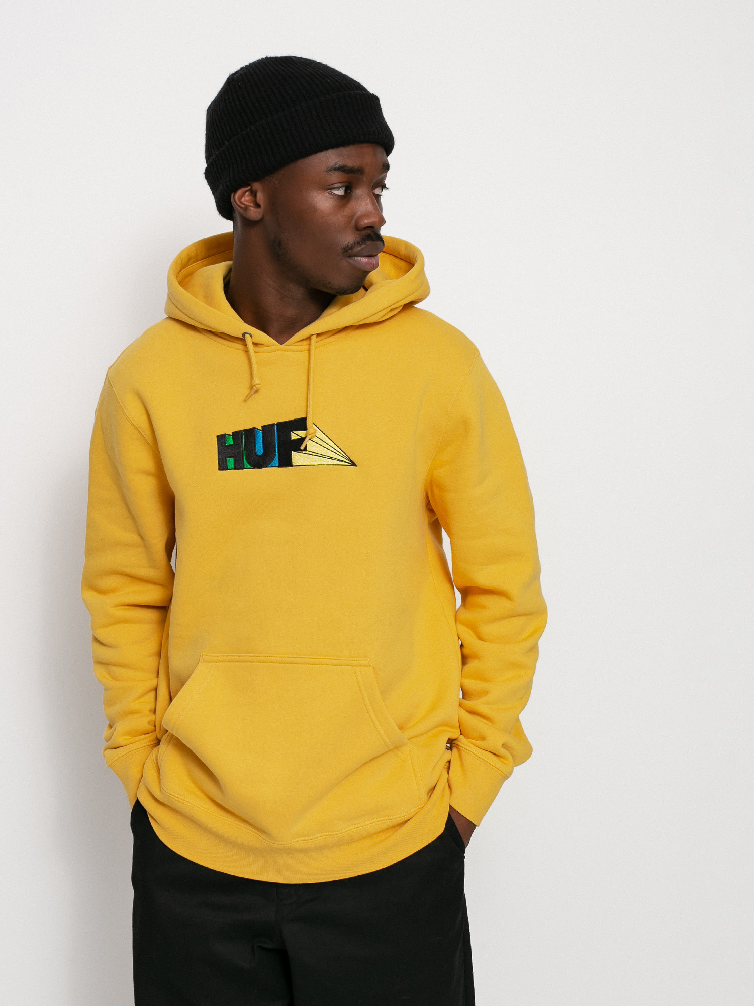 Bluza z kapturem HUF Spectrum HD (golden)