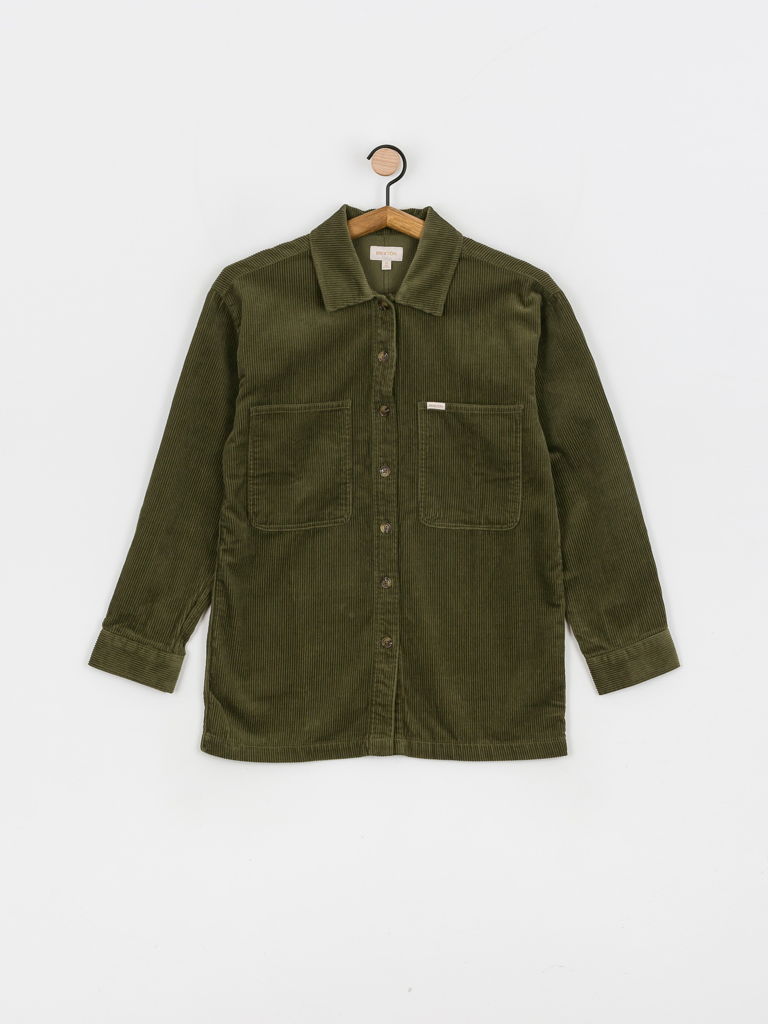 Koszula Brixton Bowery Tunic Overshirt Wmn (military olive)