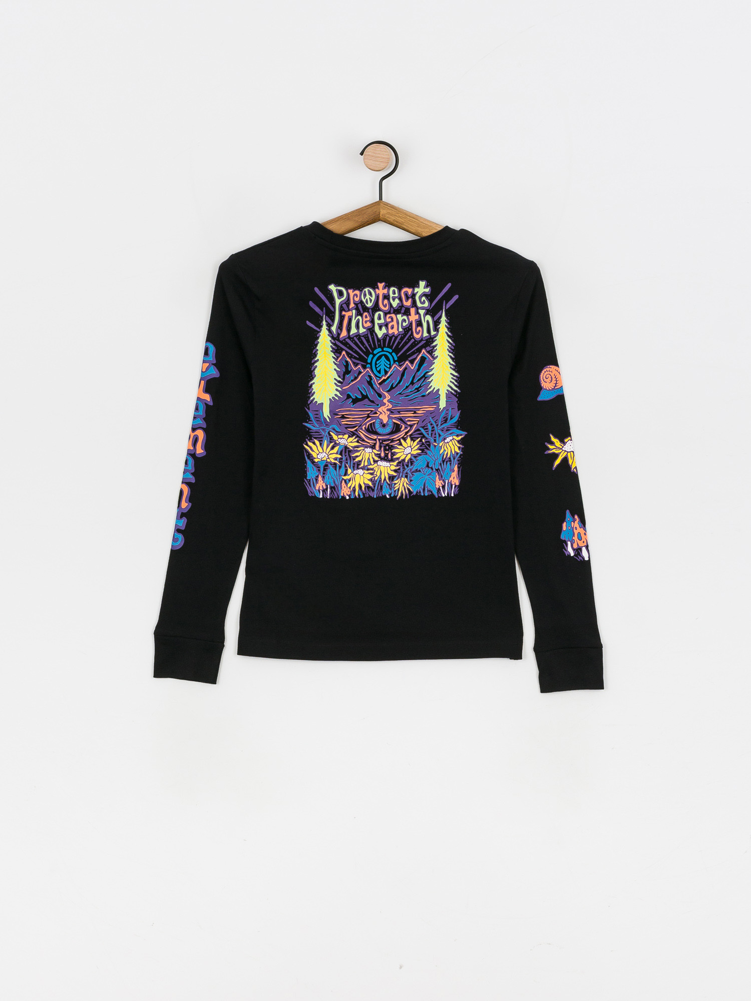 Longsleeve Element Karvel Wmn (flint black)